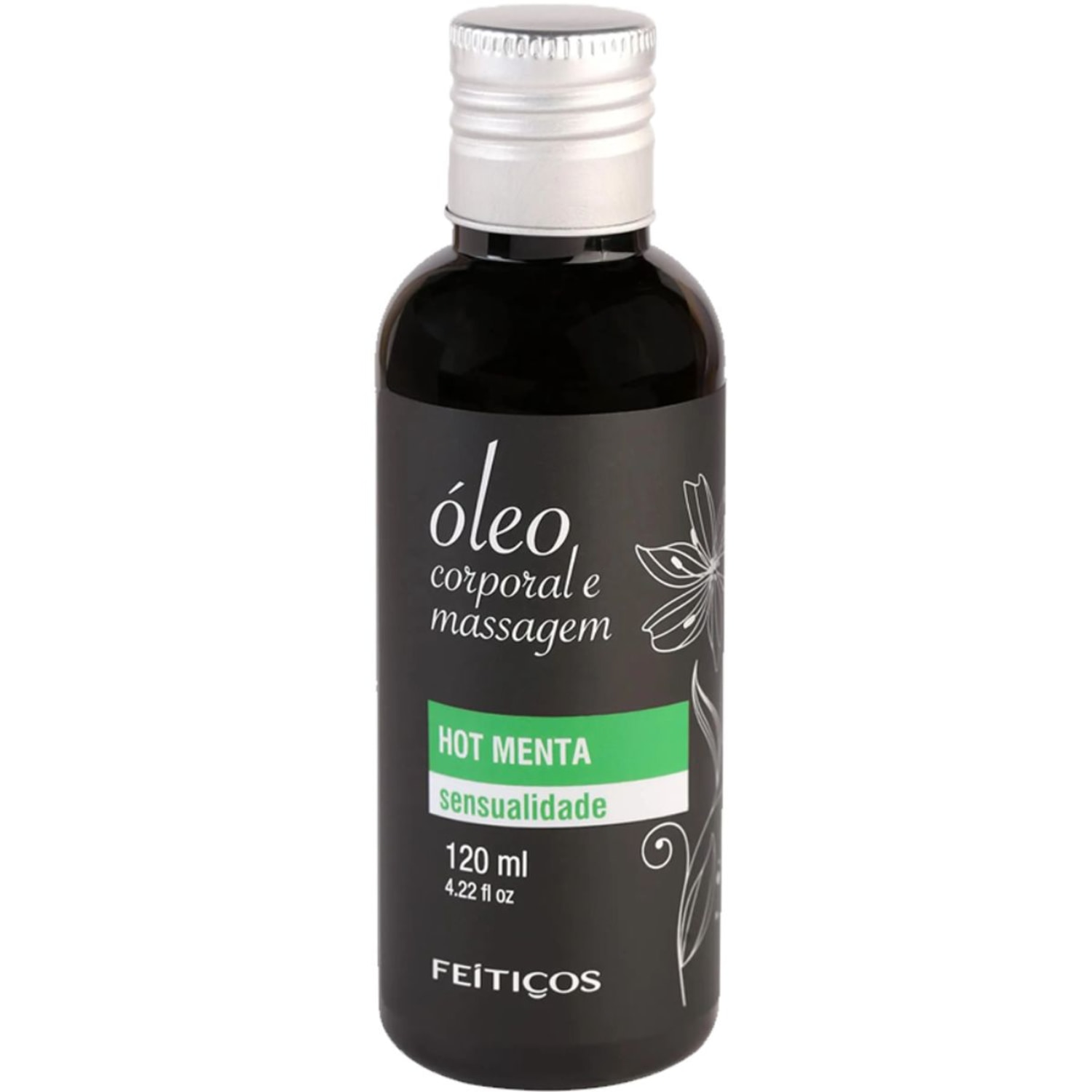 Oleo de Massagem Corporal Relaxante Aroma Hot Menta 120ml