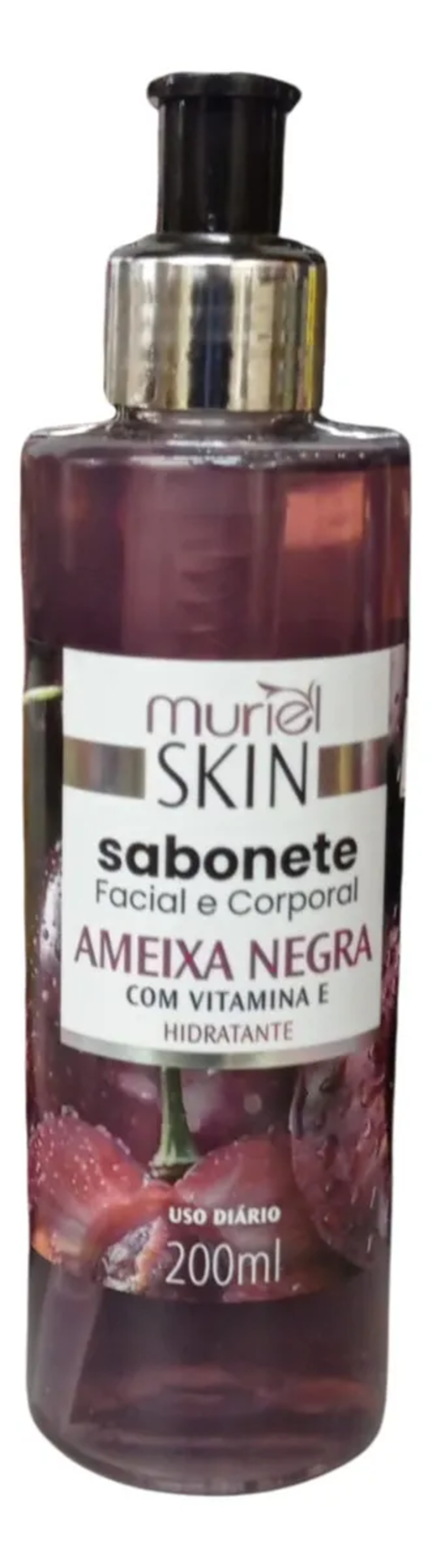 Sabonete Facial e Corporal Muriel Ameixa Negra com Vitamina E 200ml