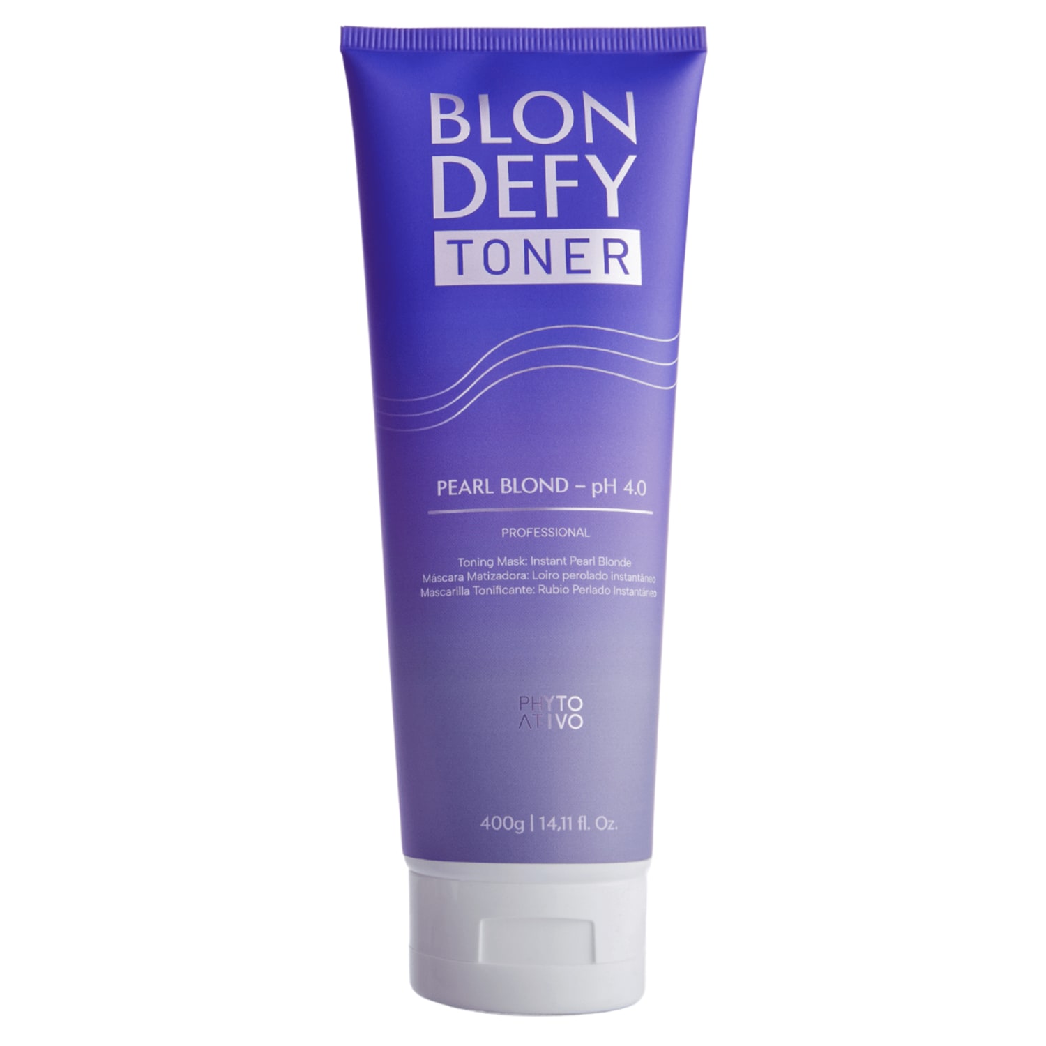 Máscara Matizadora Blondefy Toner Phyto Ativo Pearl Blond 400g