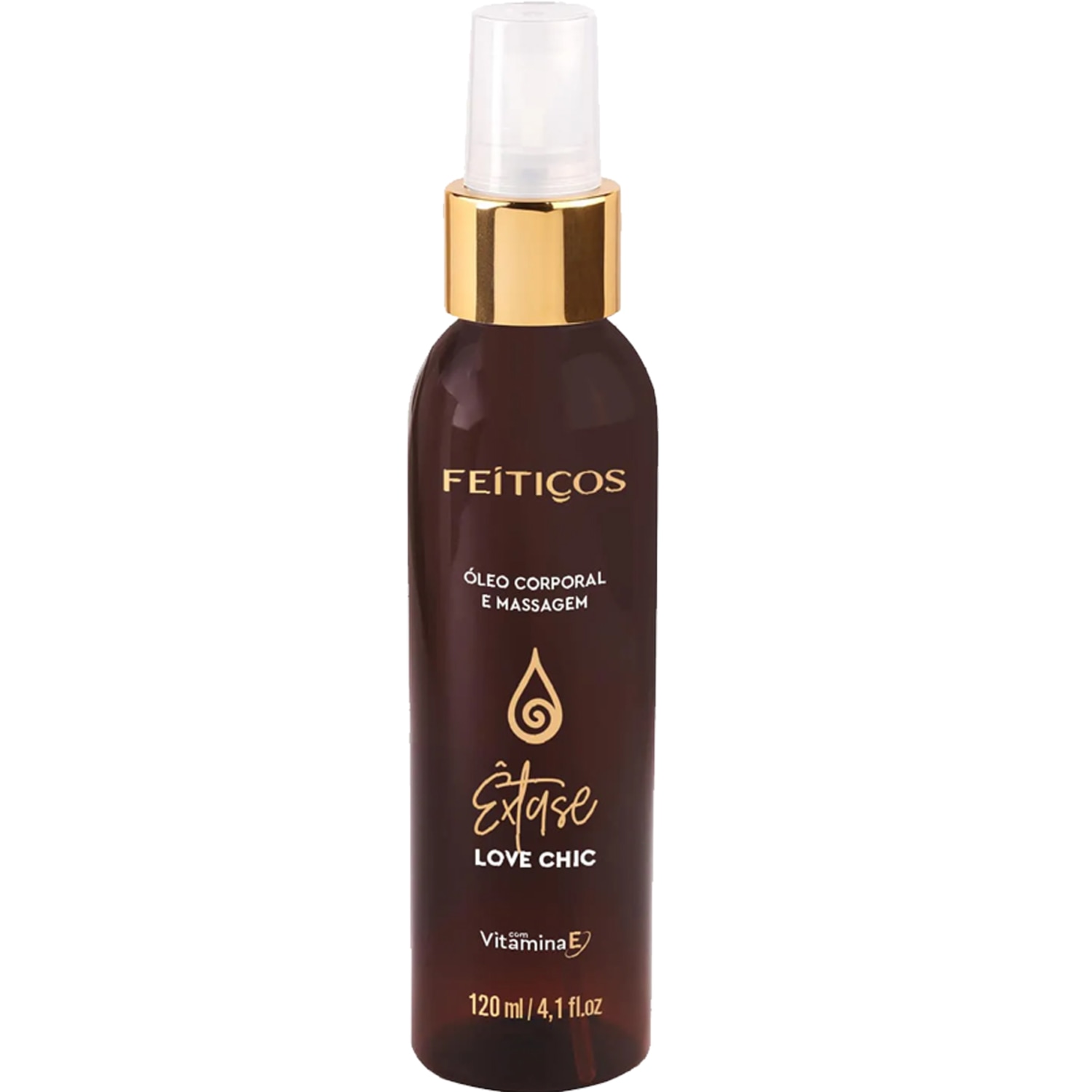 Óleo Corporal Spray Love Chic Êxtase com Vitamina E 120ml