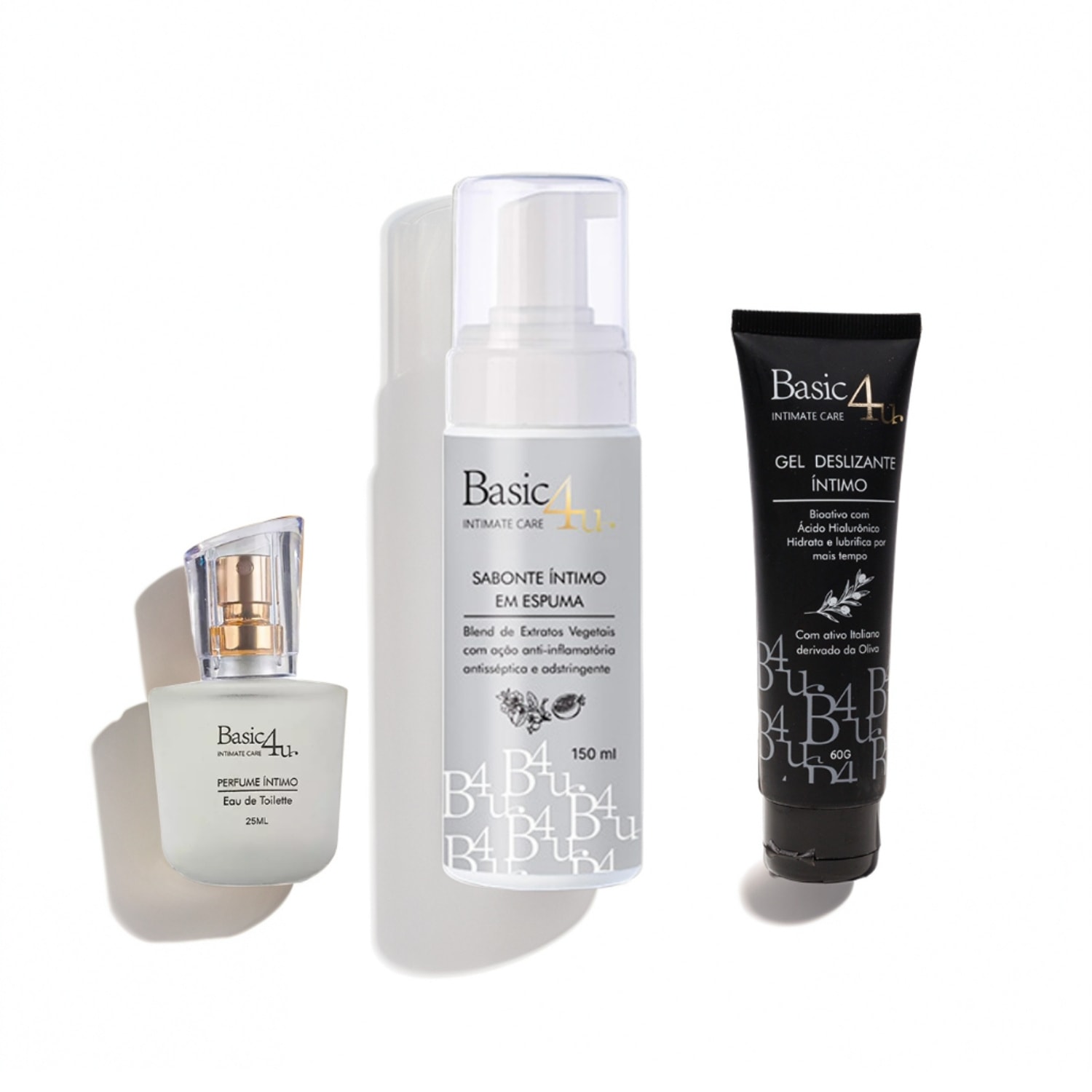 Kit Intimate Essentials Basic4u: Frescor, Conforto e Suavidade nos Momentos Íntimos