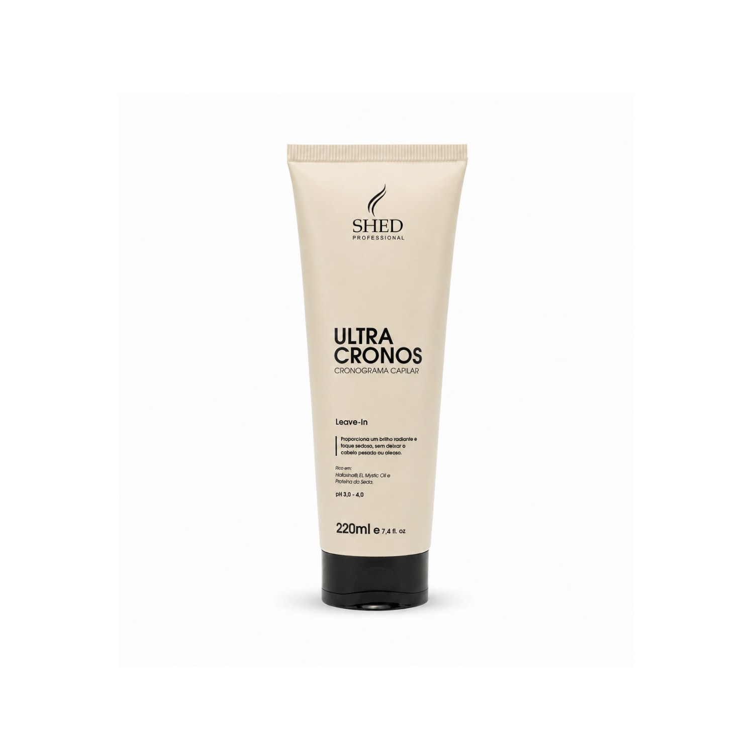 Leave-in 220ml Ultra Cronos Brilho Radiante e Toque Sedoso sem Frizz | Shed Professional