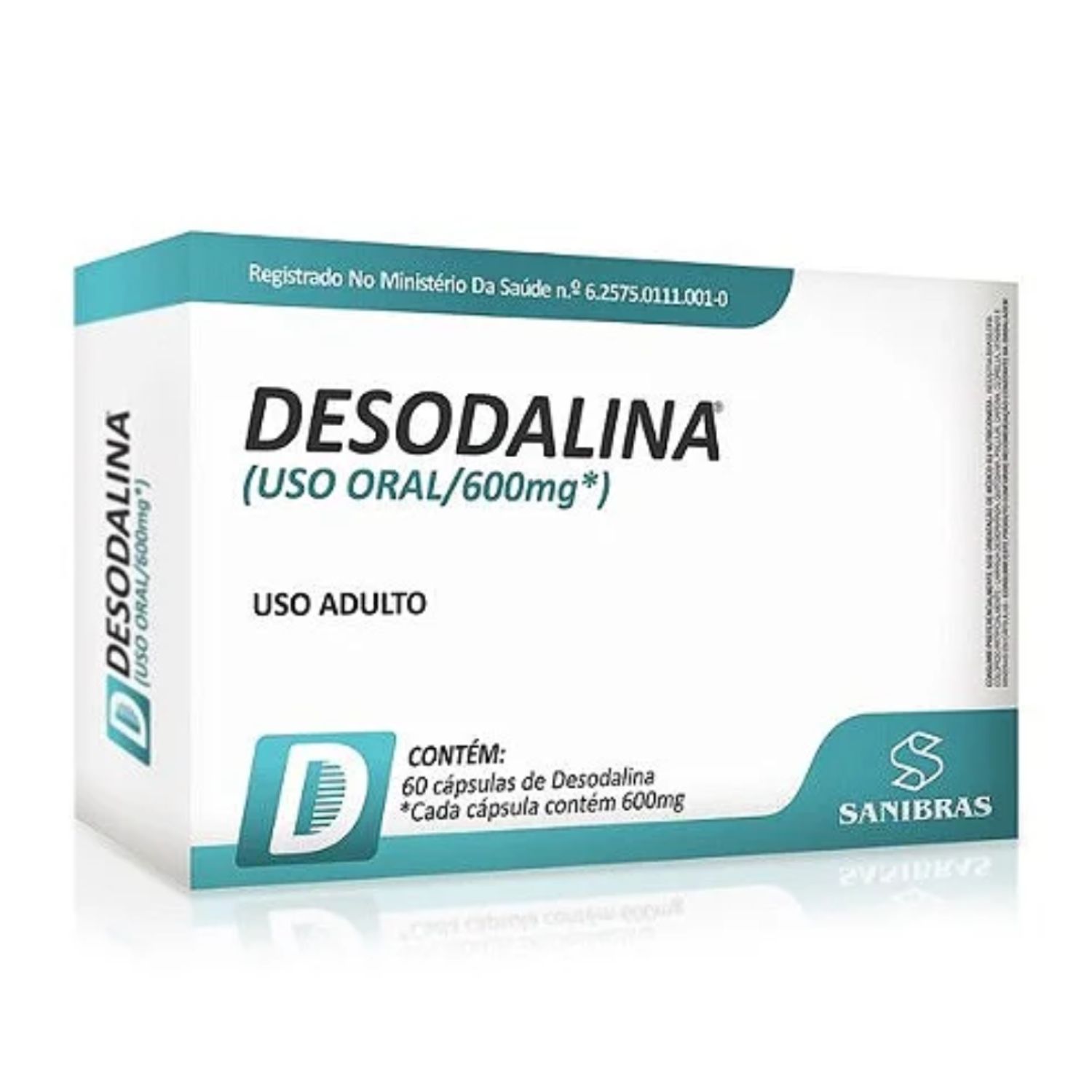 Suplemento Alimentar Desodalina C60 – Sanibras