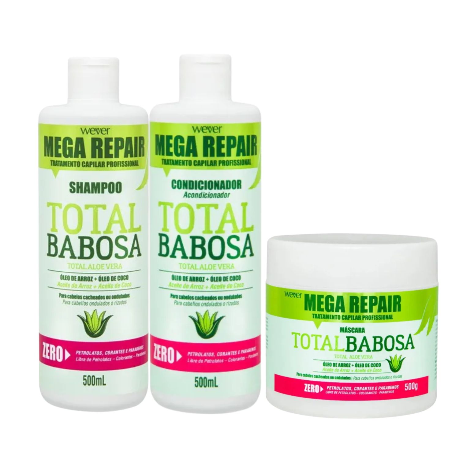 Kit Wever Total Babosa Trio (3 Produtos)