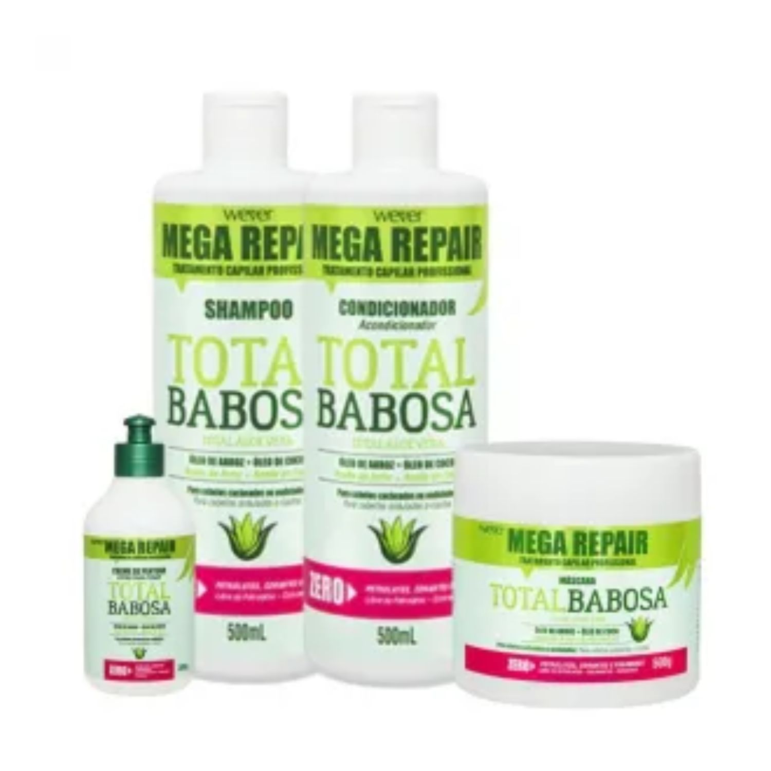 Kit Wever Total Babosa Completo (4 Produtos)