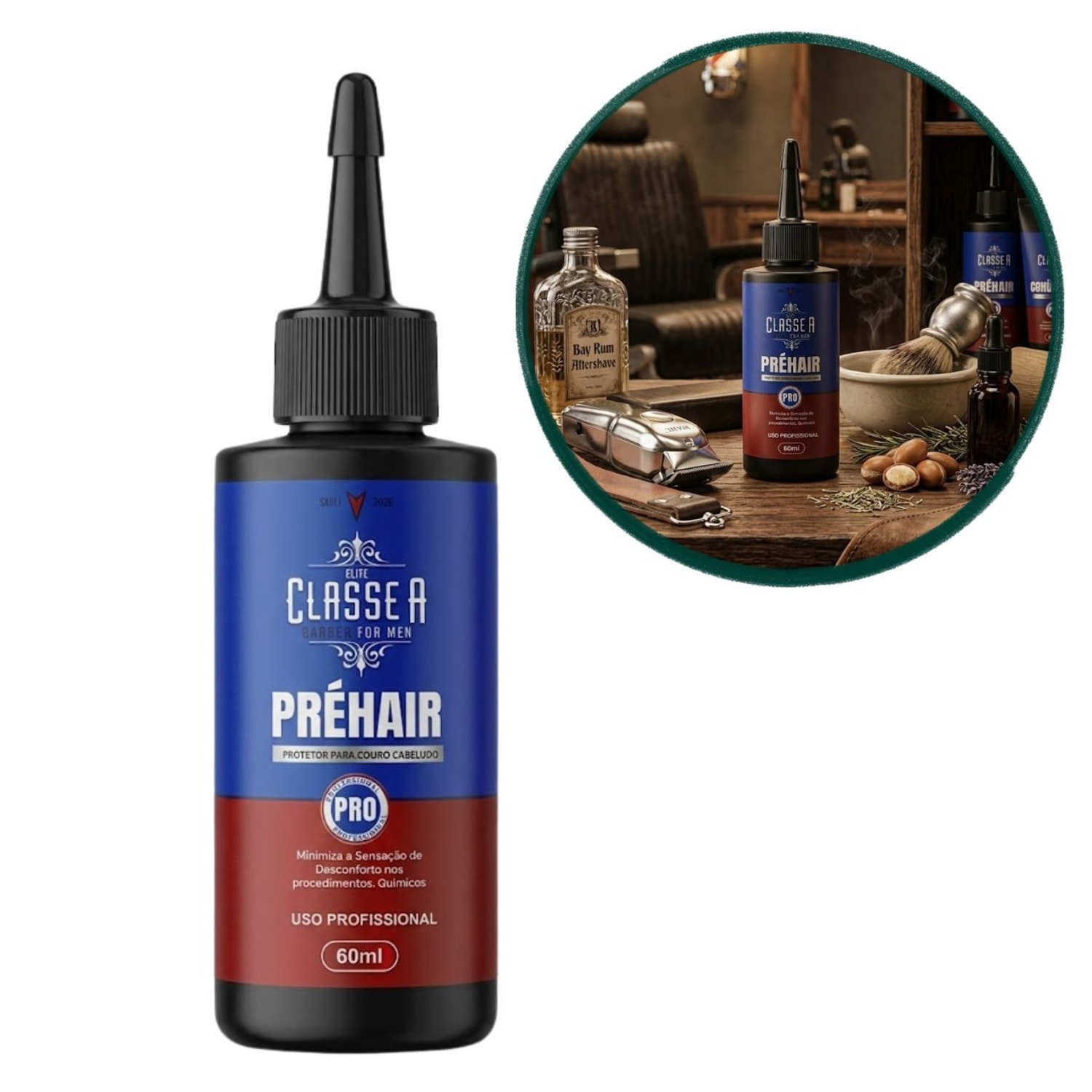 Protetor Pré-química Classe A Profissional Barber 60 ml