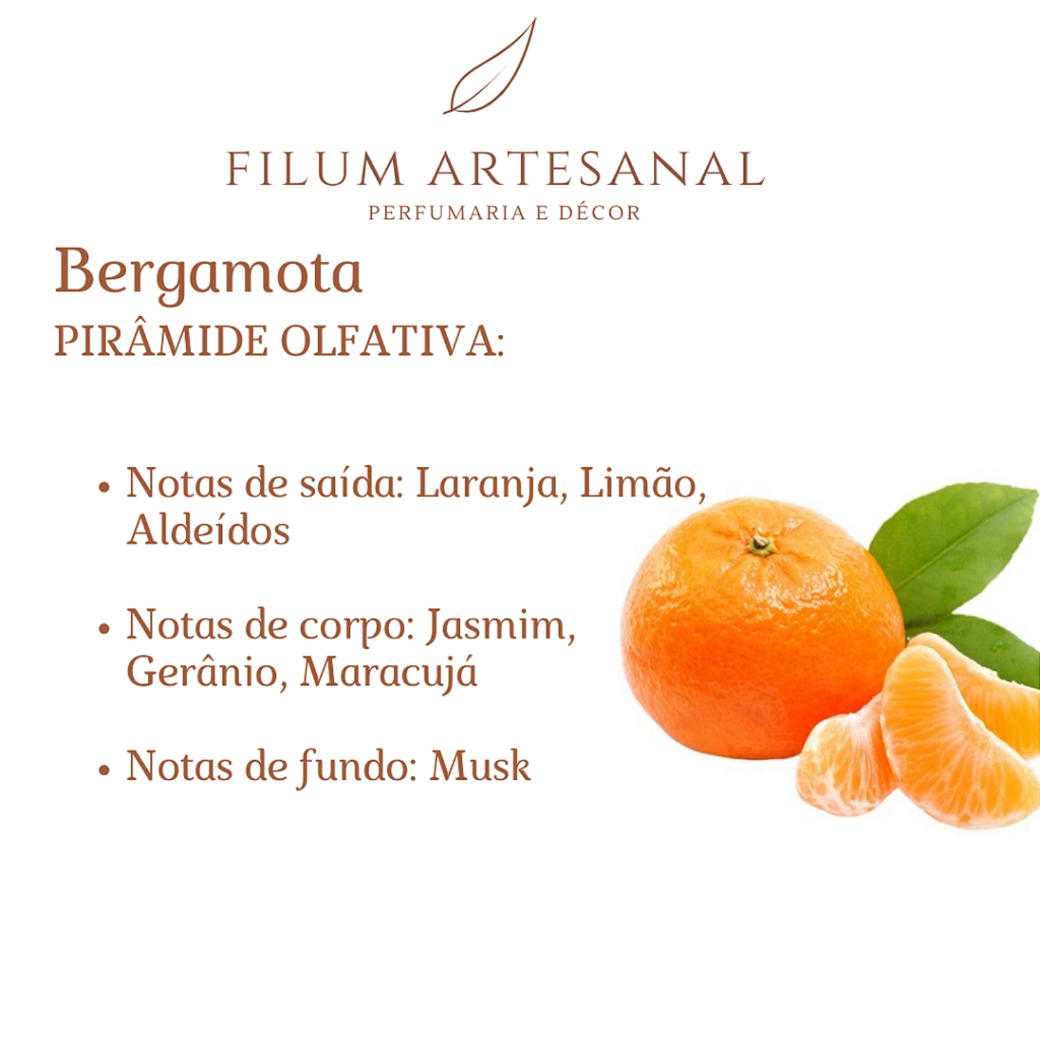 Filum Artesanal Vela Aromática Perfumada Bergamota 90g