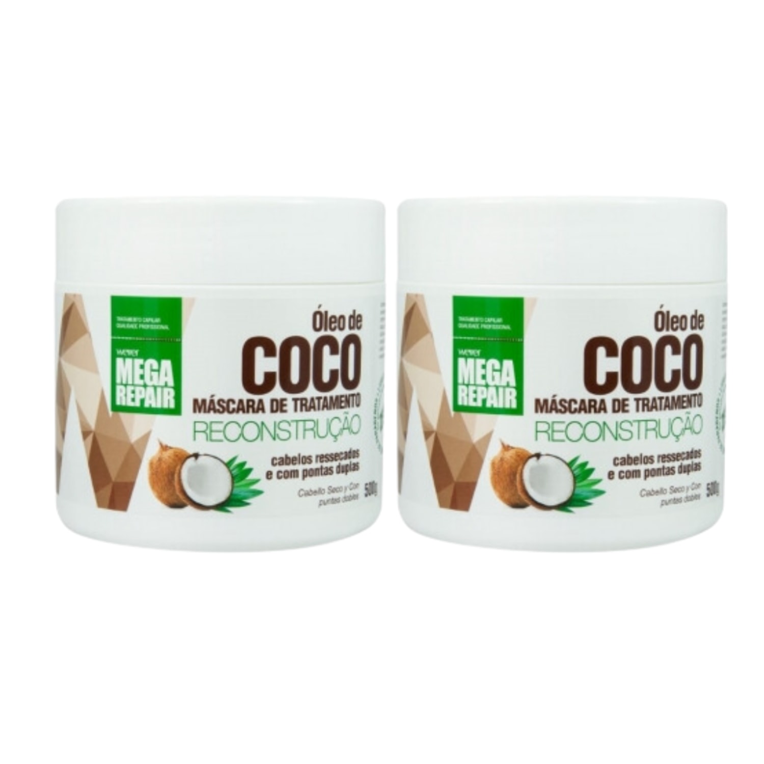 Kit Wever Óleo de Coco Mask Double (2 Unidades)