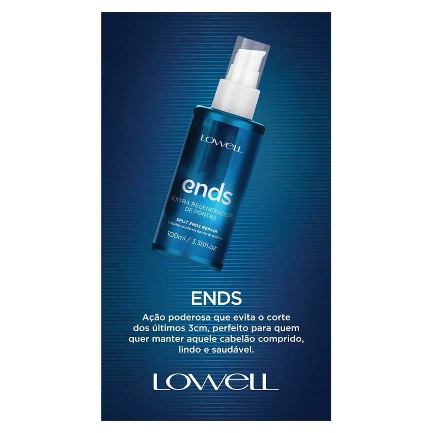 Sérum Extrarregenerador de Pontas Ends Lowell 100ml