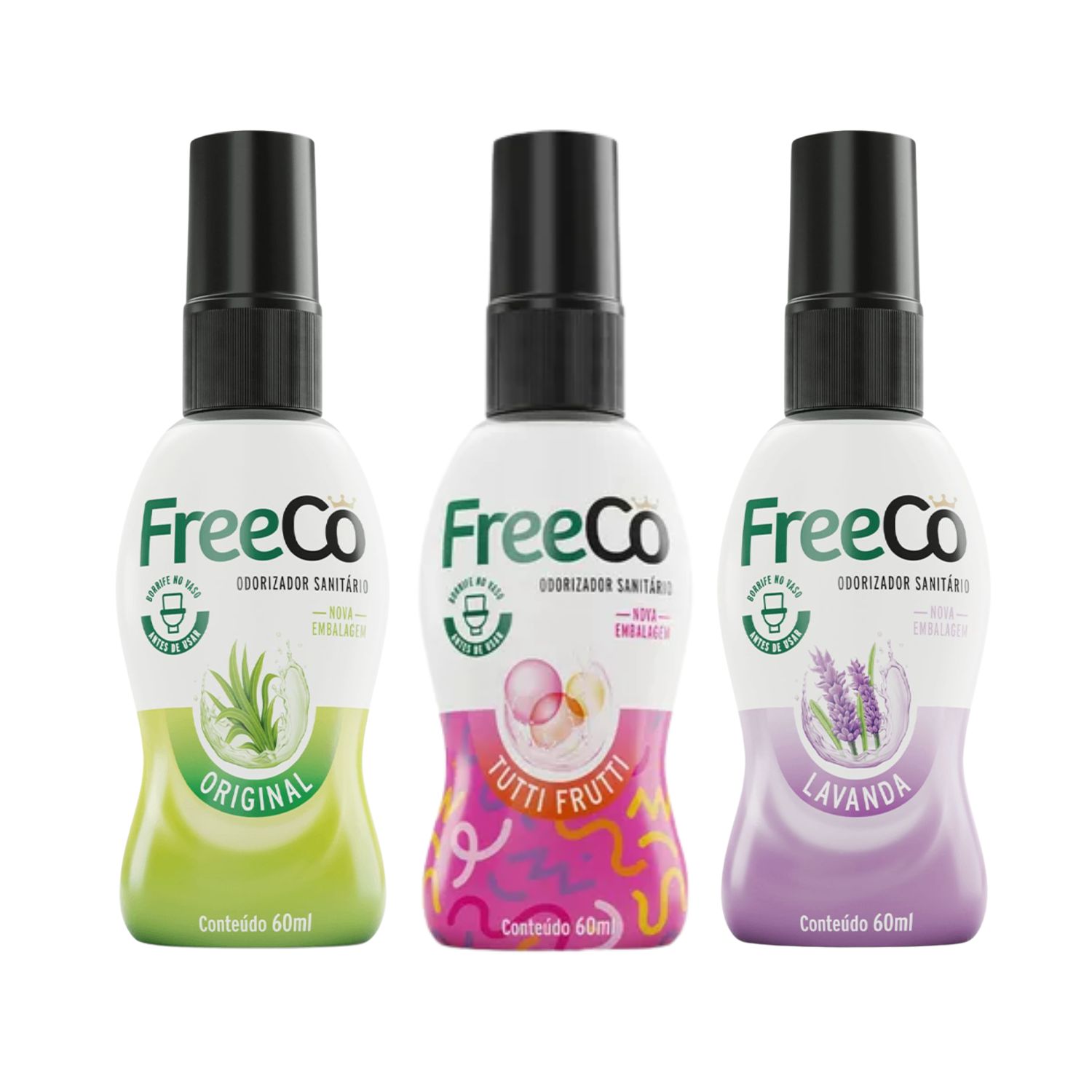 Kit FreeCô Trio Care (3 Produtos)