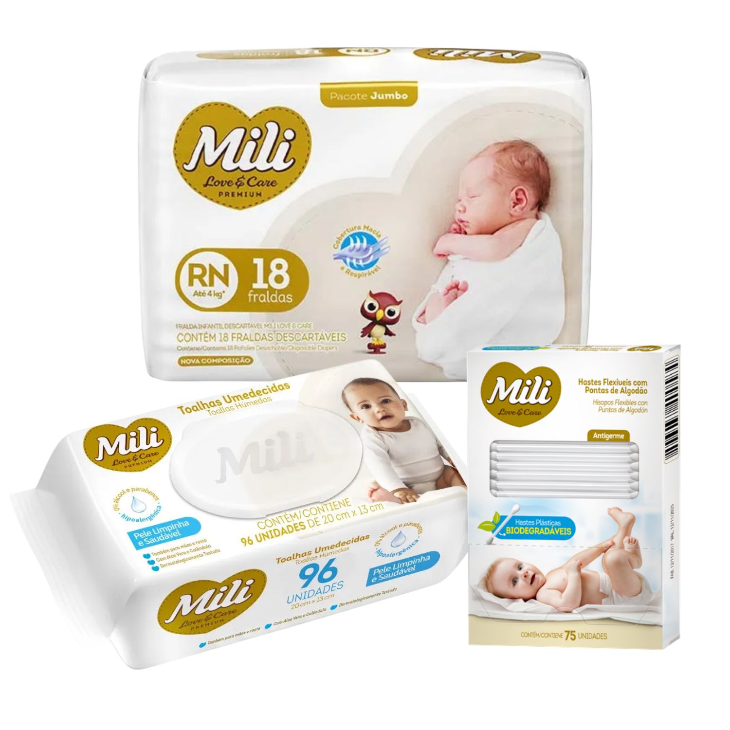 Kit Mili Chá de Bebê