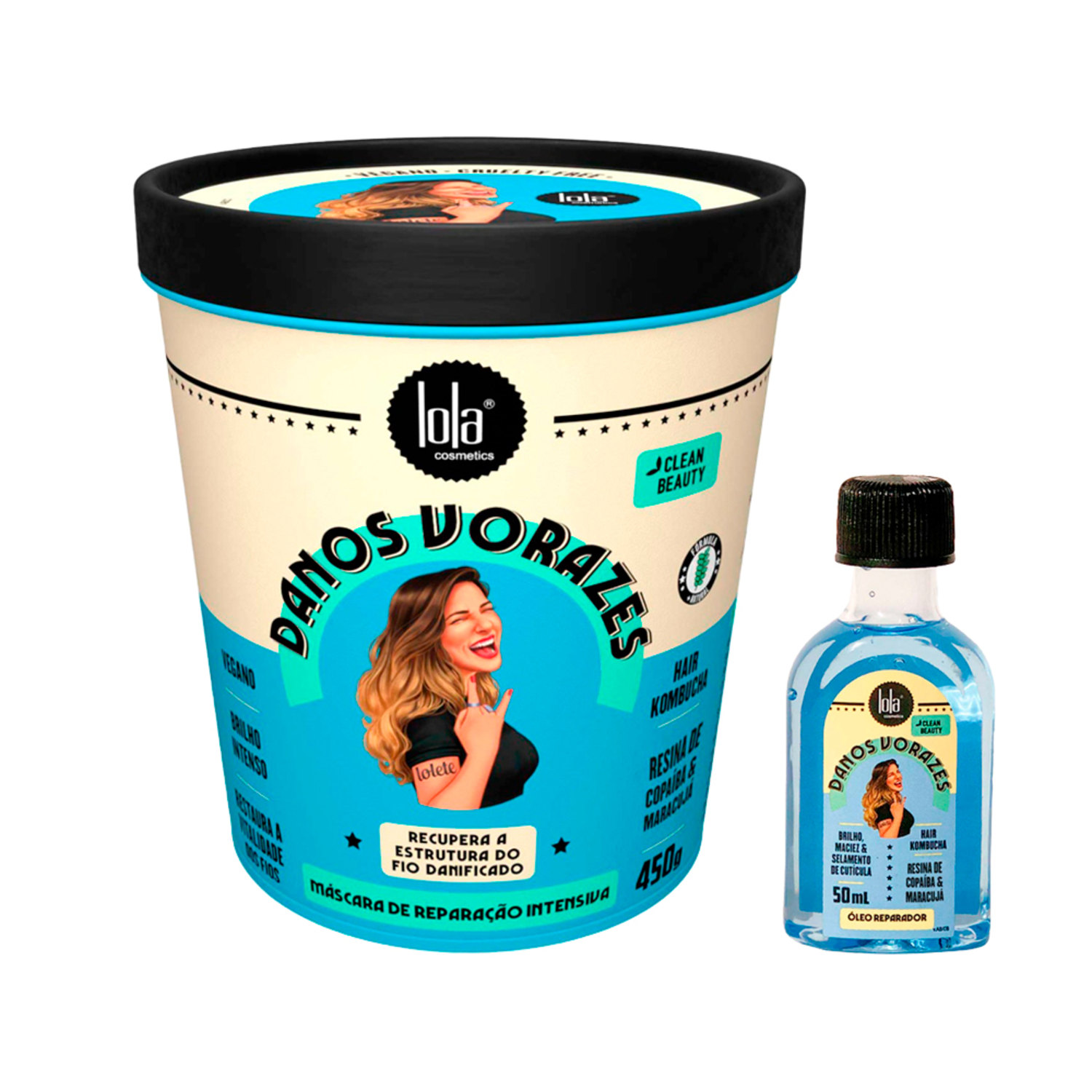 Kit Lola From Rio Danos Vorazes Óleo + Máscara (2 Produtos)