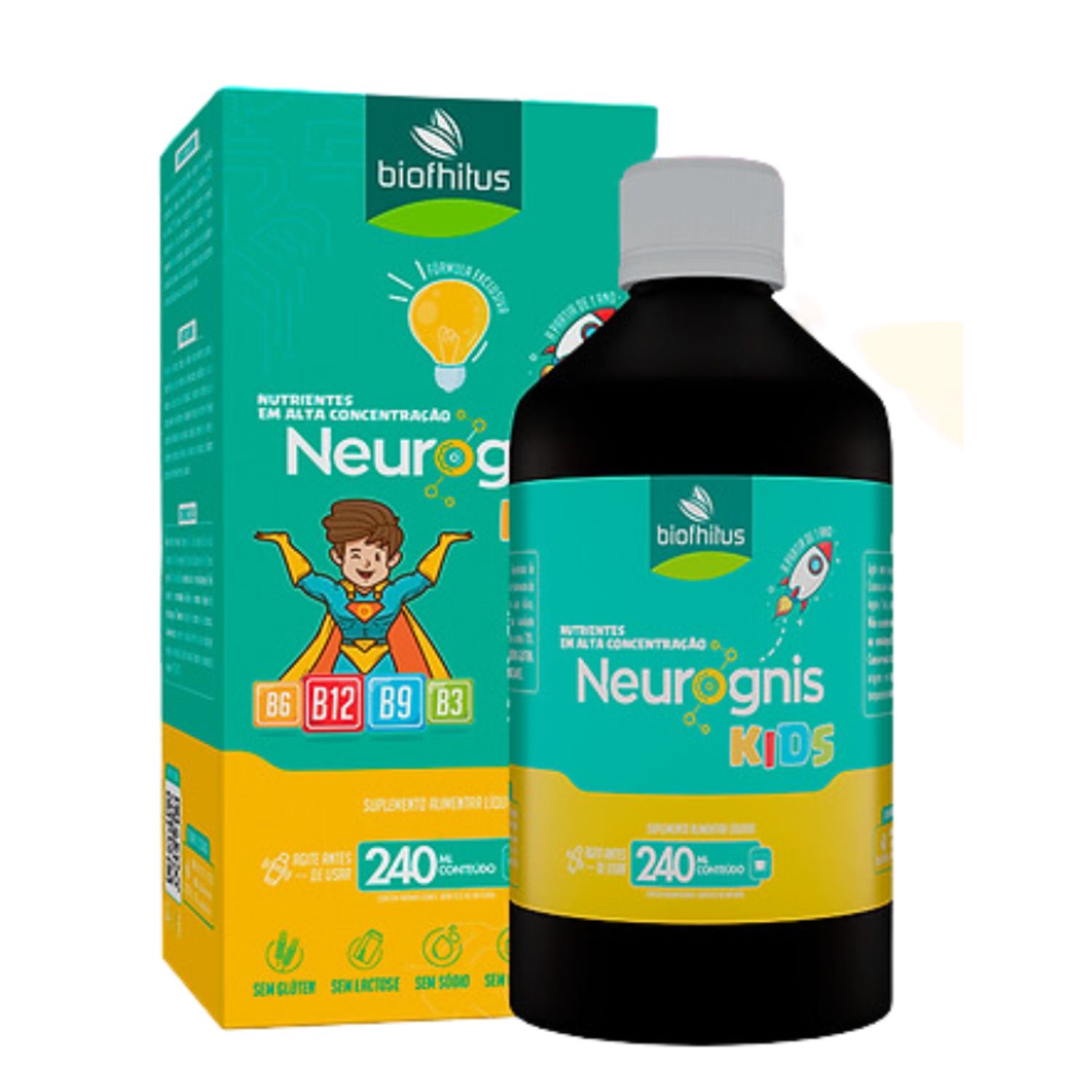 Biofhitus Neurognis Kids - Suplemento Alimentar 240ml