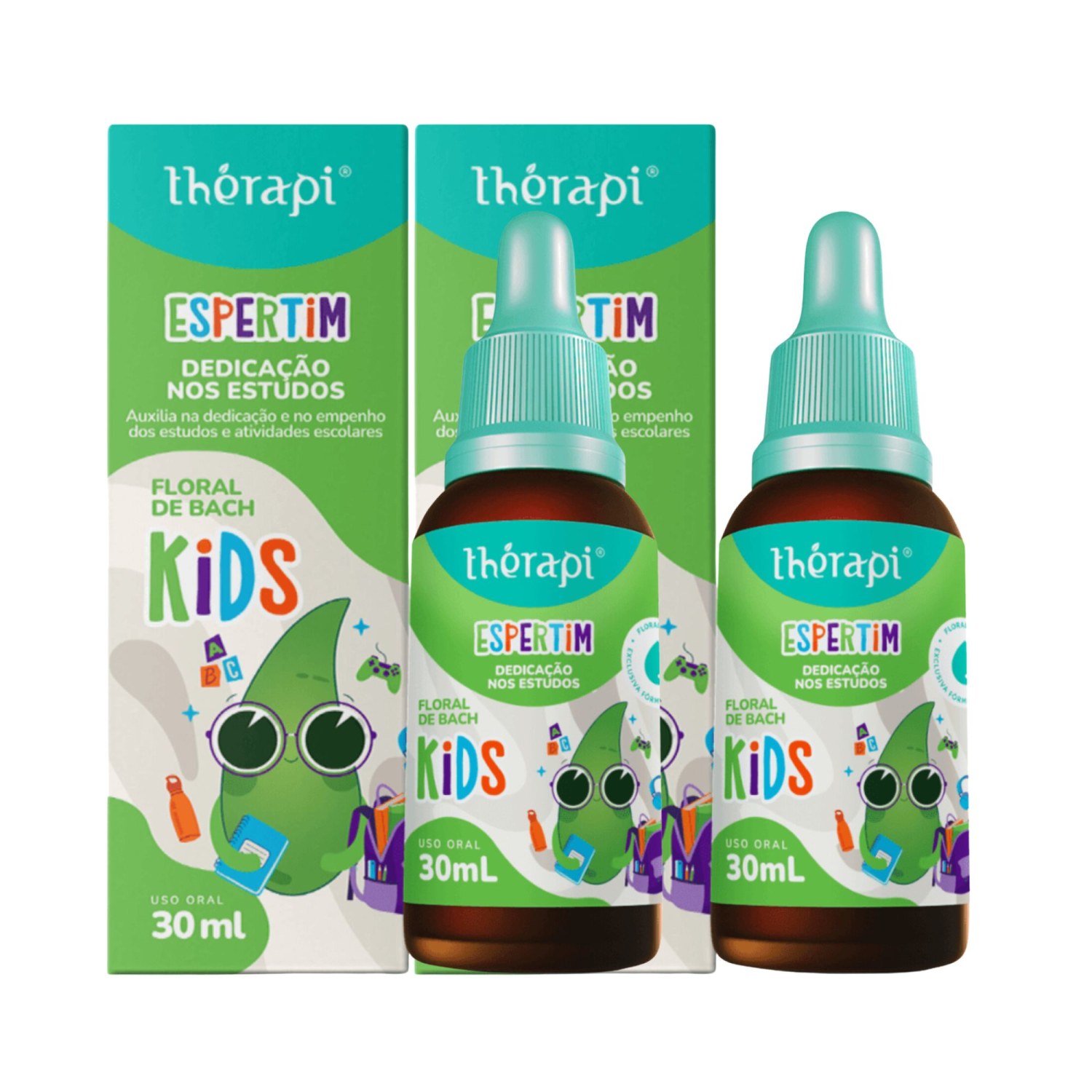Kit C2 Espertim Floral para Concentração Kids - Thérapi