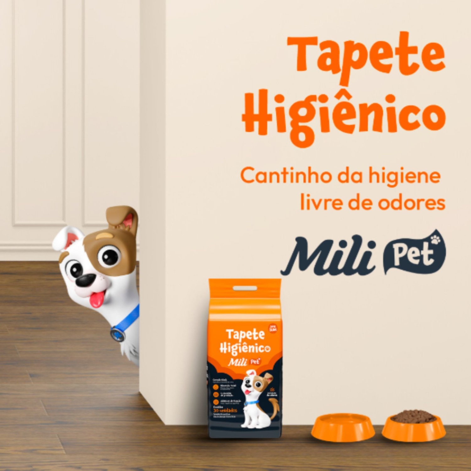 Tapete Higiênico C/ 7 unidades - Mili Pet