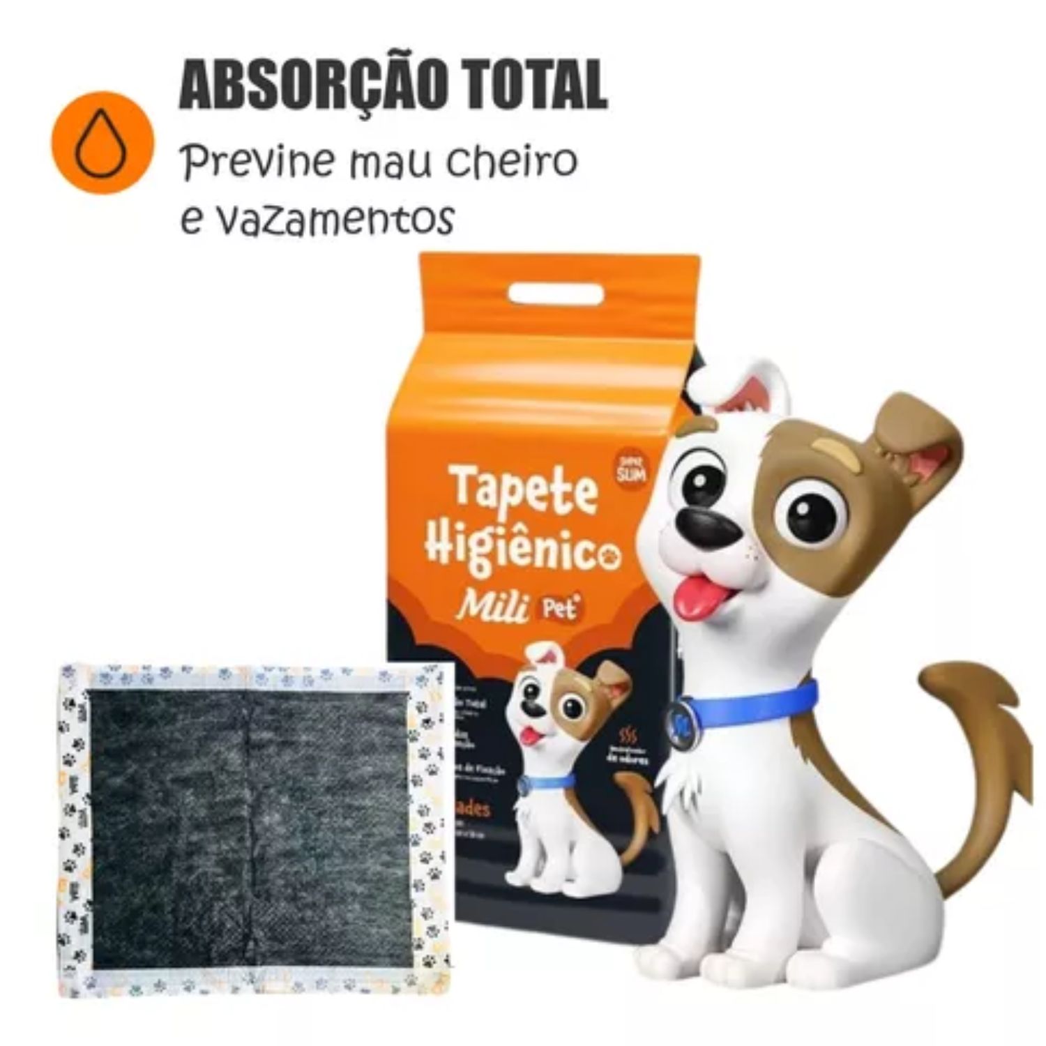 Kit C2 Tapete Higiênico C/ 7 unidades - Mili Pet