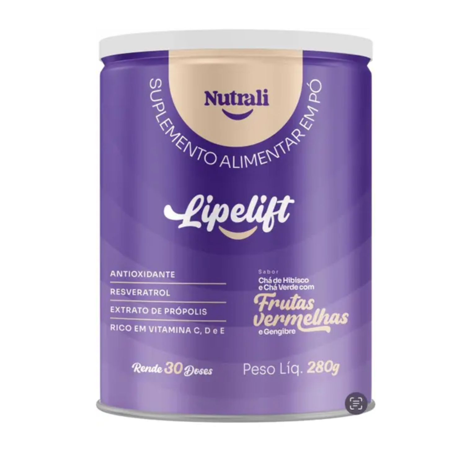 Lipelift 280G Lata Cha Hibiscocha Verdefrutas Vermgeng Nutrali