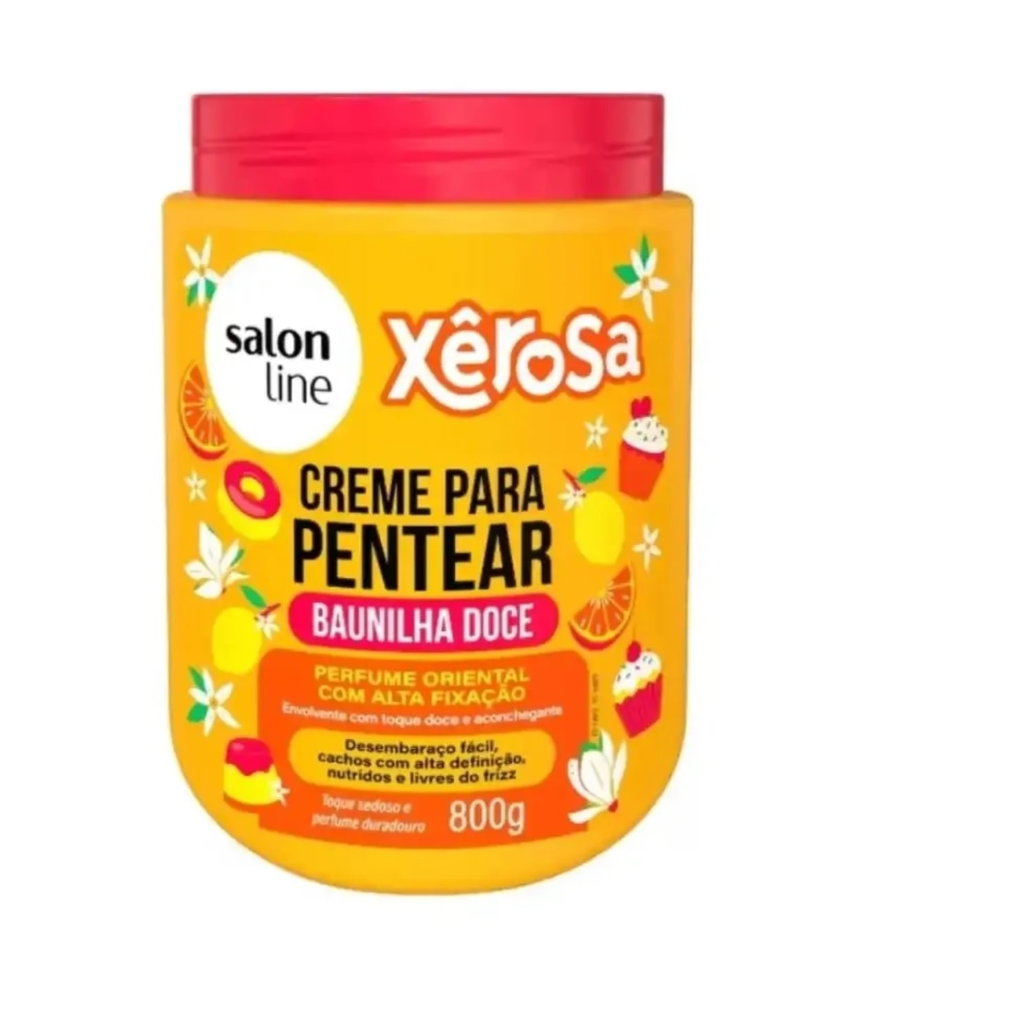 CREME DE PENTEAR XEROSA SALON LINE 800G BAUNILHA DOCE