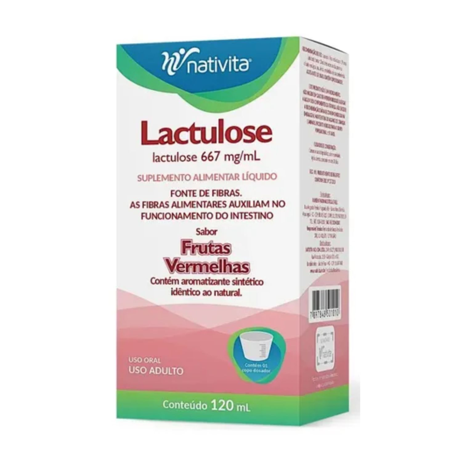 Lactulose 120Ml Frutas Vermelhas