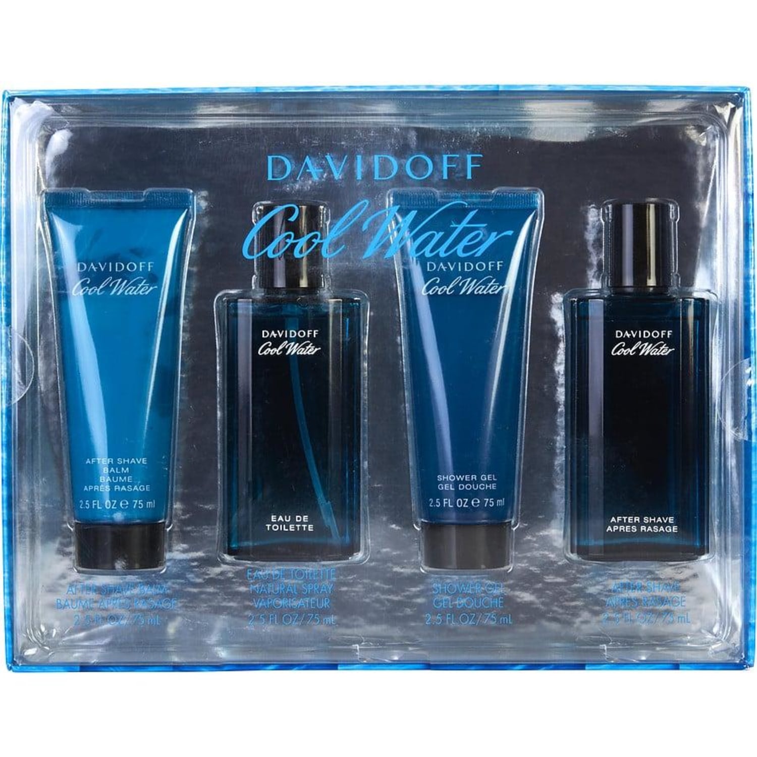 Conjunto Cool Water Davidoff Masculino (4 Produtos)