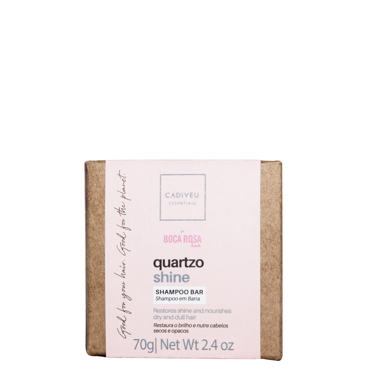 Cadiveu Essentials Quartzo Shine - Shampoo em Barra 70g