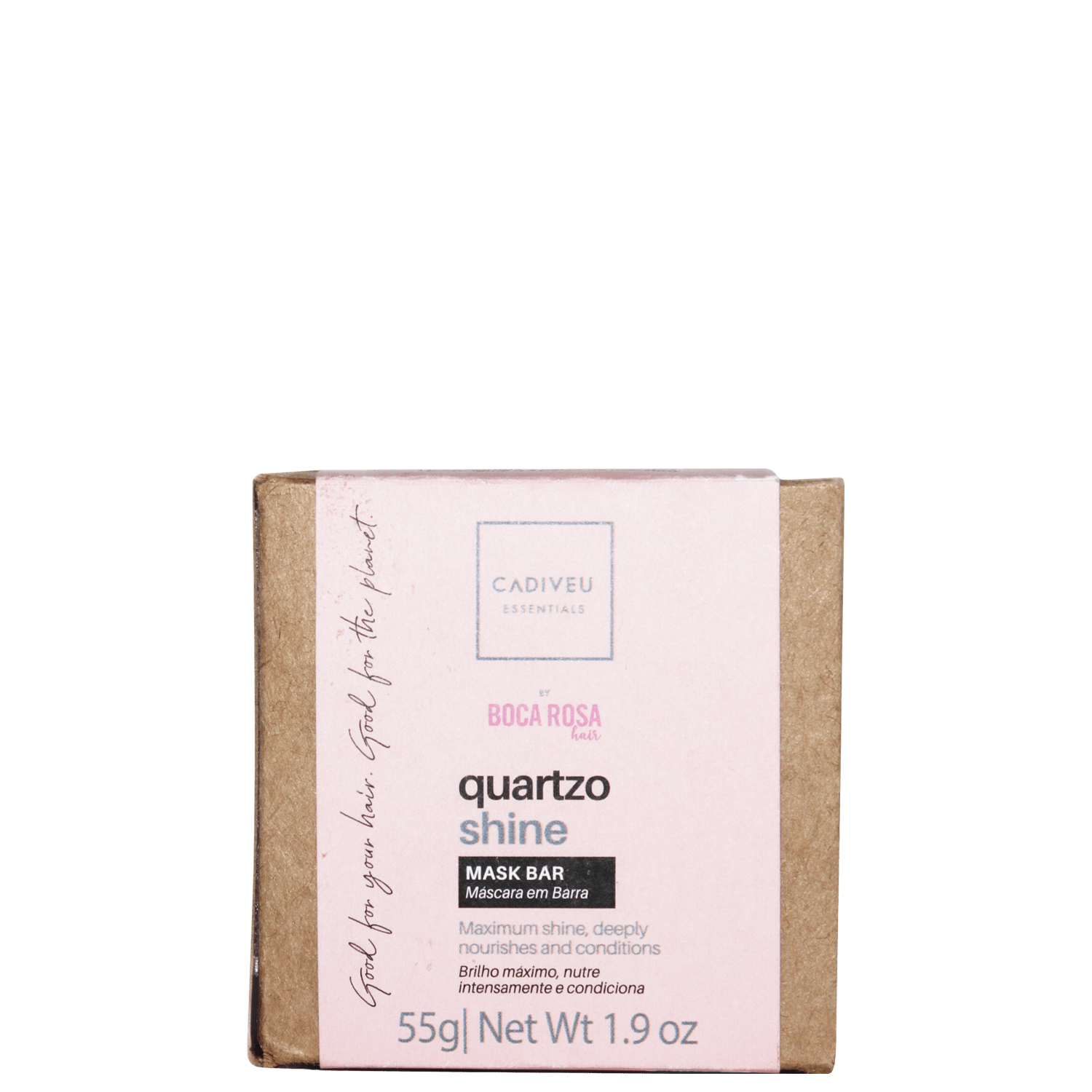 Cadiveu Essentials Quartzo Shine - Máscara de Tratamento em Barra 55g