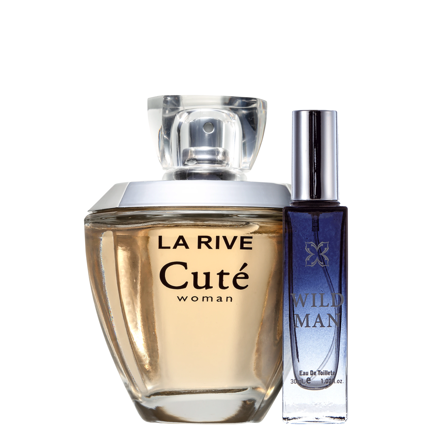 Conjunto Cuté La Rive Feminino & Wild Man Essenciart Masculino (2 Produtos)