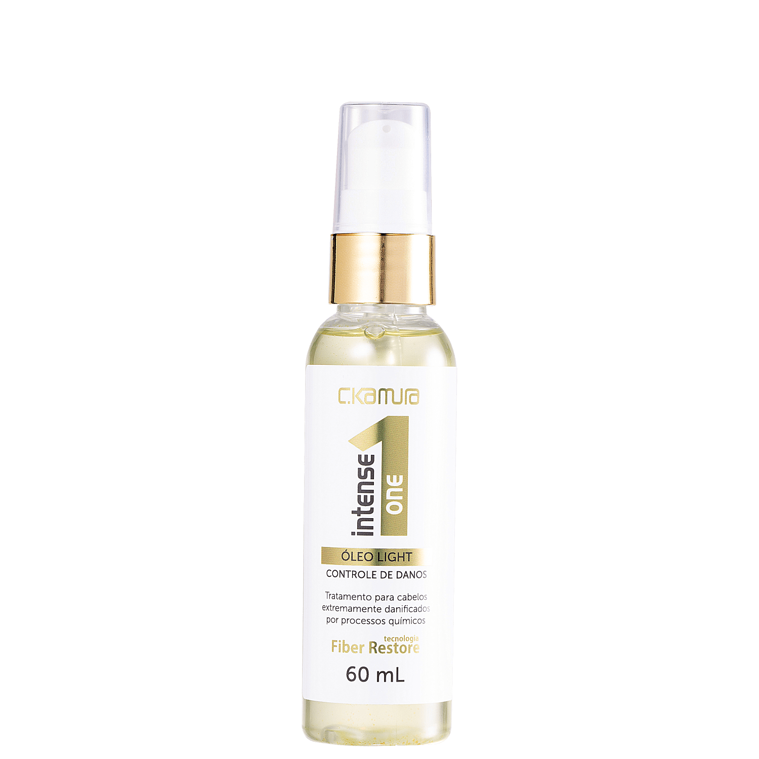 C.Kamura Intense One Óleo Light Controle De Danos - Óleo Capilar 60ml