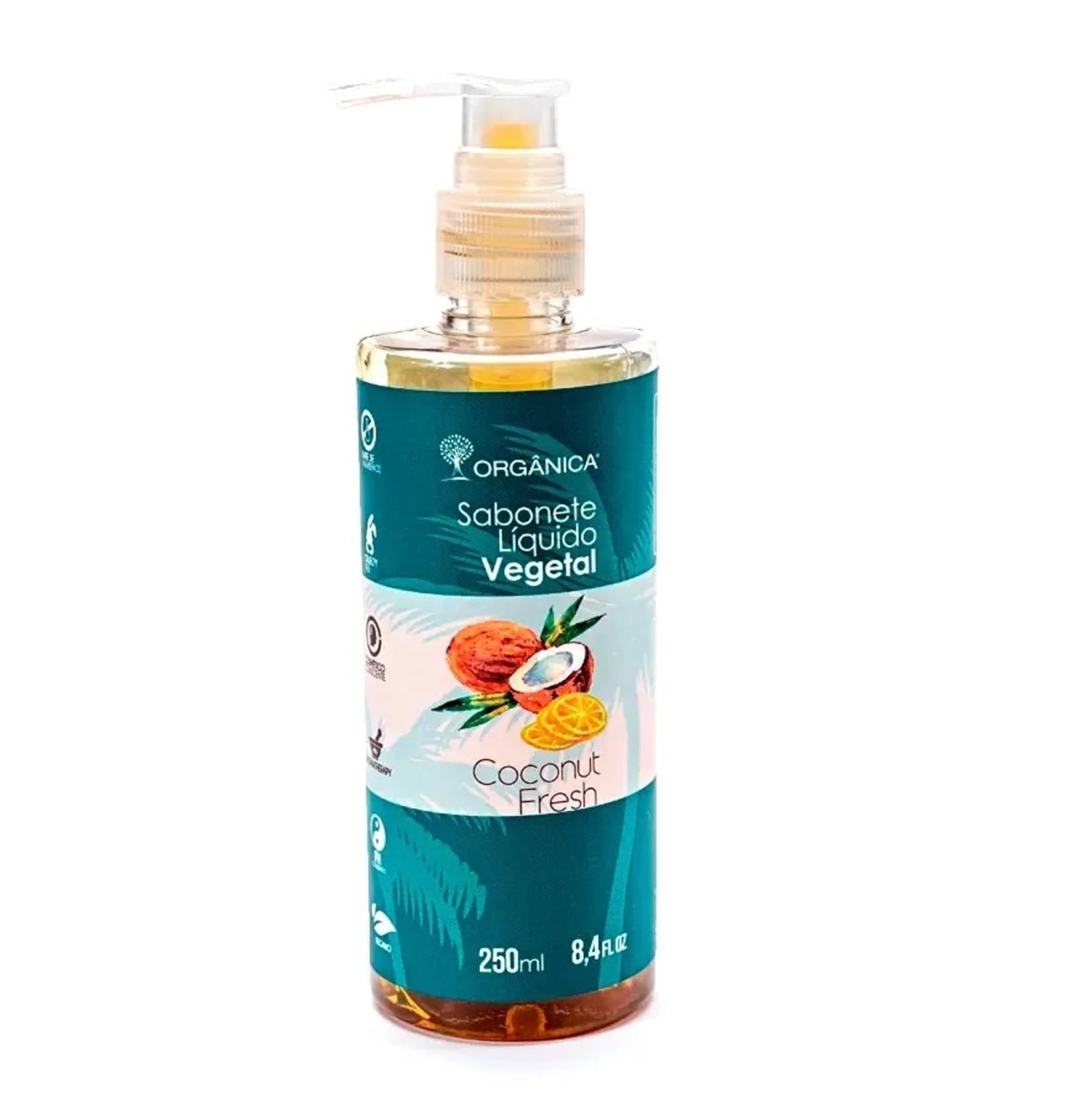 Orgânica Coconut & Lima - Sabonete Líquido Corporal 250ml