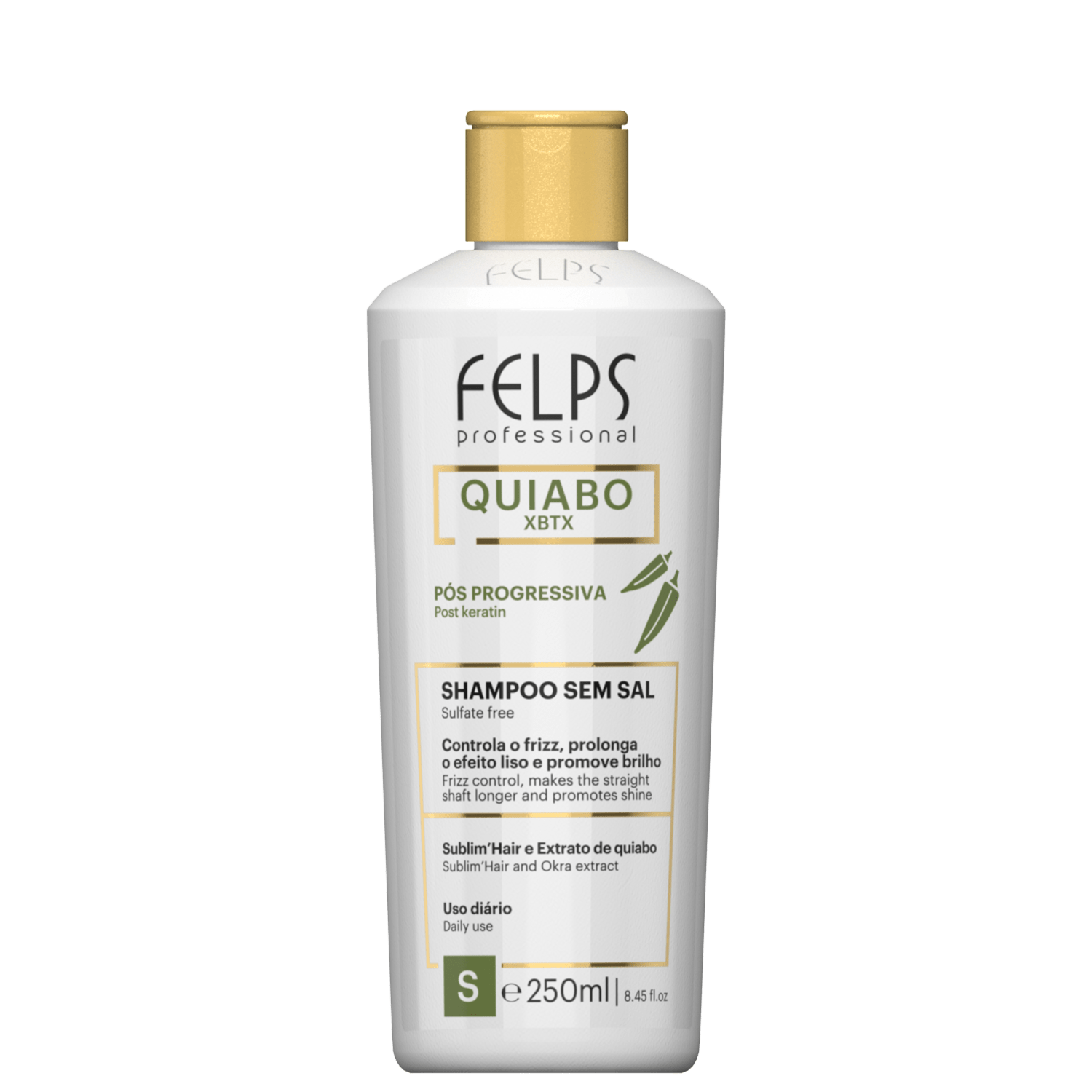 Felps Professional Quiabo XBTX Pós Progressiva - Shampoo 250ml