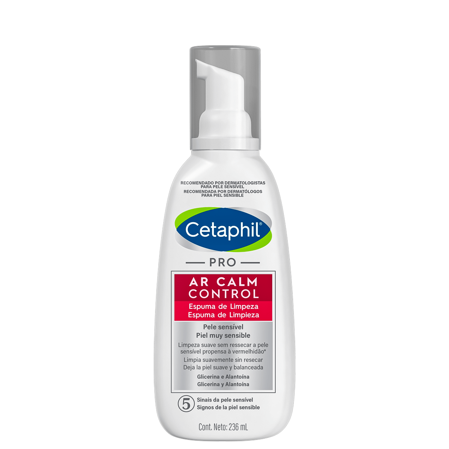 Cetaphil Pro AR Calm Control - Espuma de Limpeza Facial 236ml