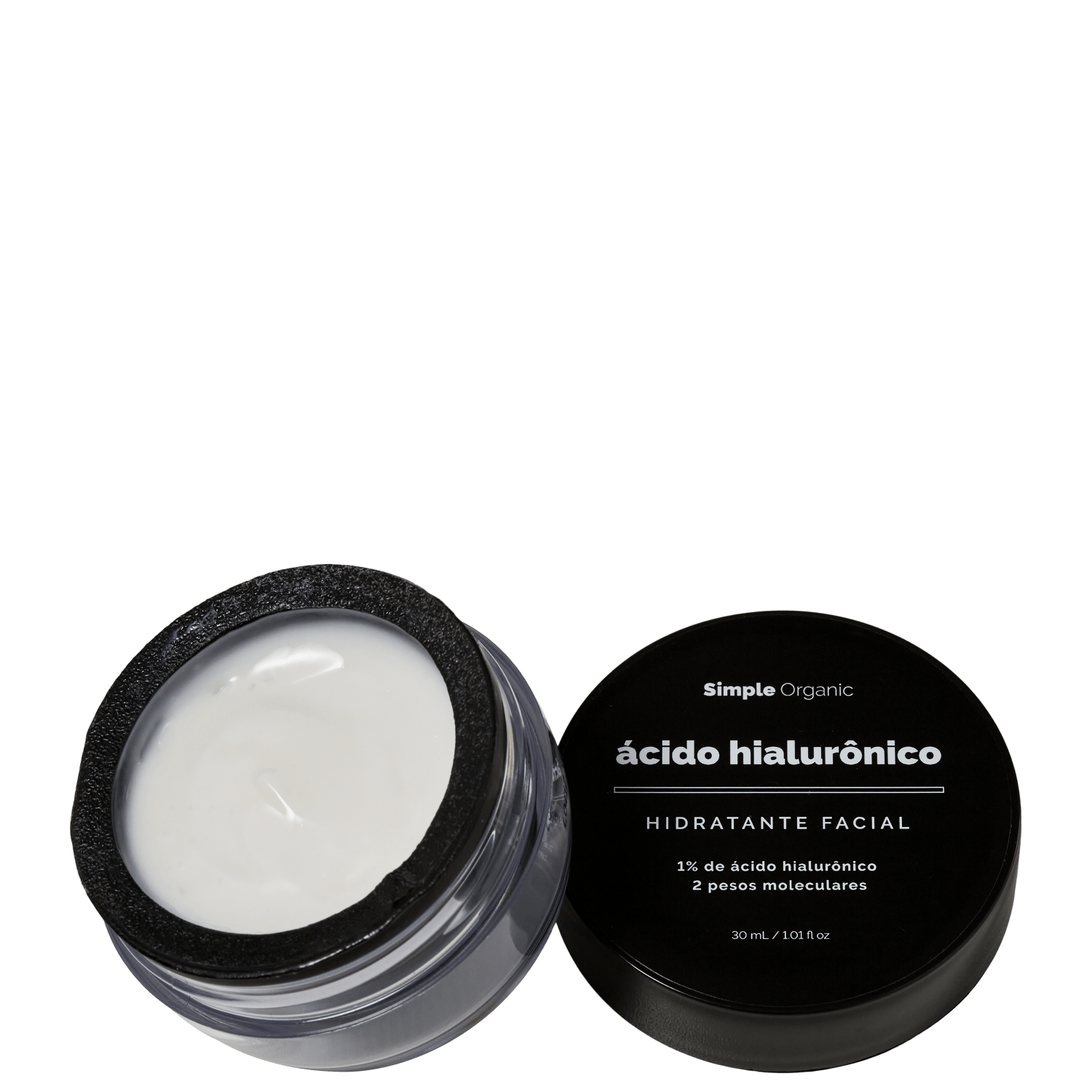Simple Organic Ácido Hialurônico - Hidratante Facial 30ml