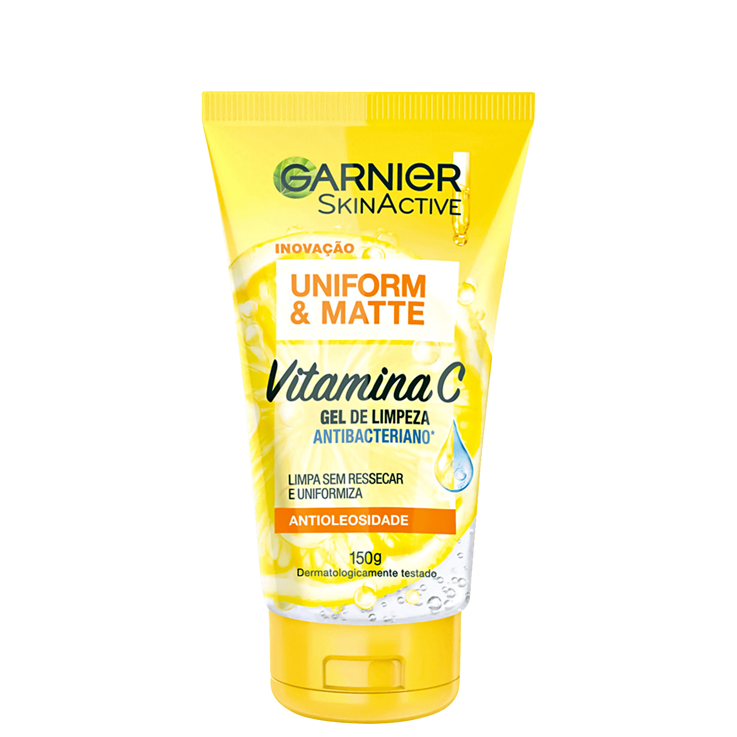 Garnier SkinActive Uniform & Matte - Gel de Limpeza Facial Antibacteriano 150ml