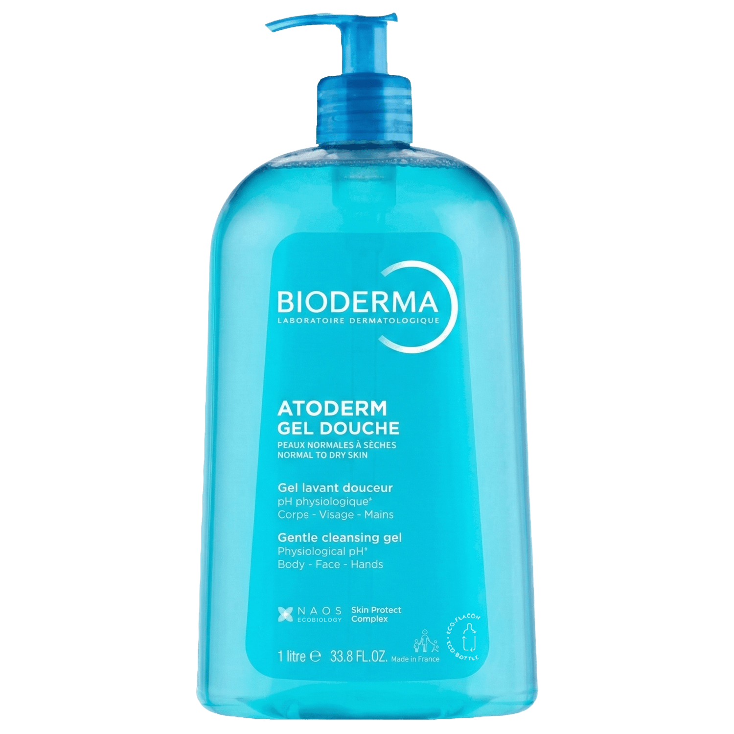 Bioderma Atoderm Gel Douche Higiene Diária Antirressecamento - Gel de Banho 1L
