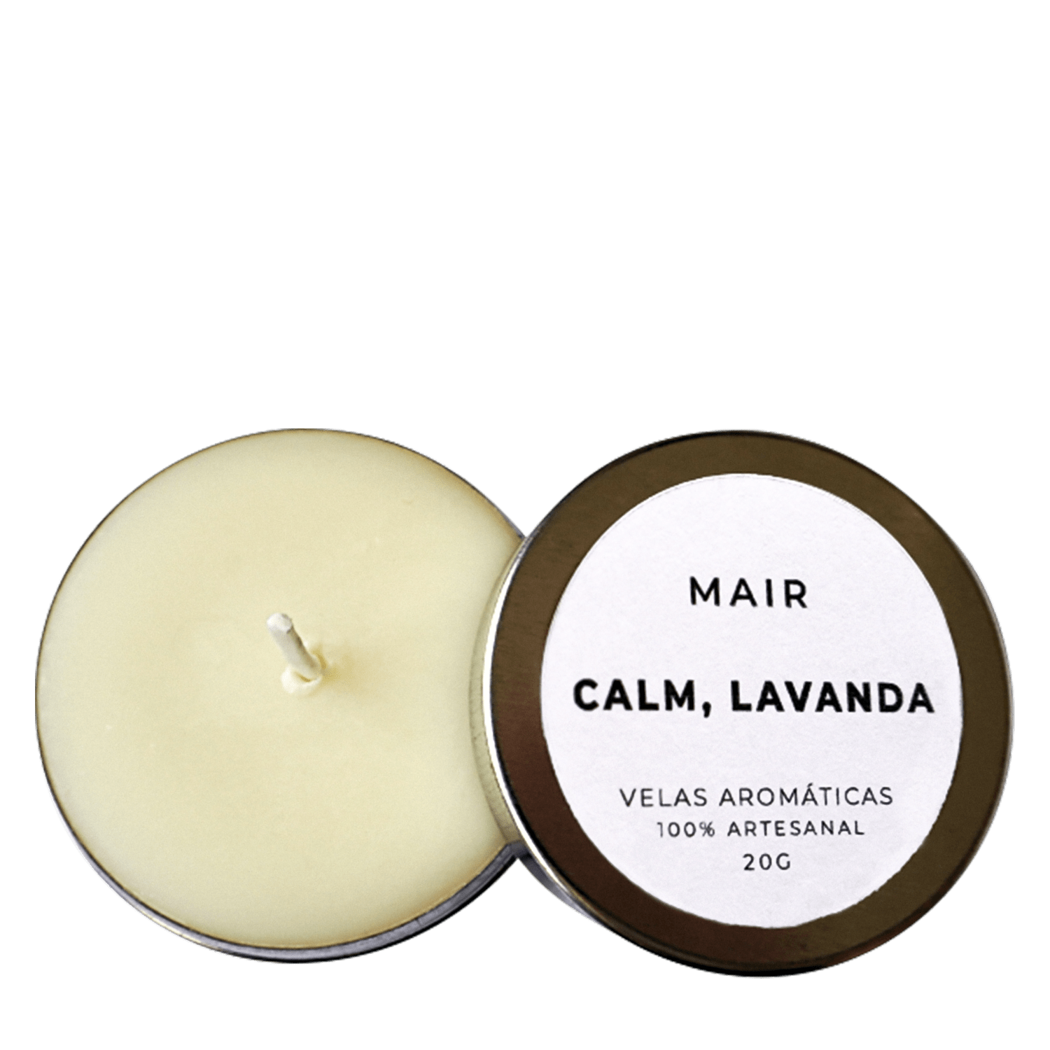 Mair Calm, Lavanda Mini - Vela Aromática 20g