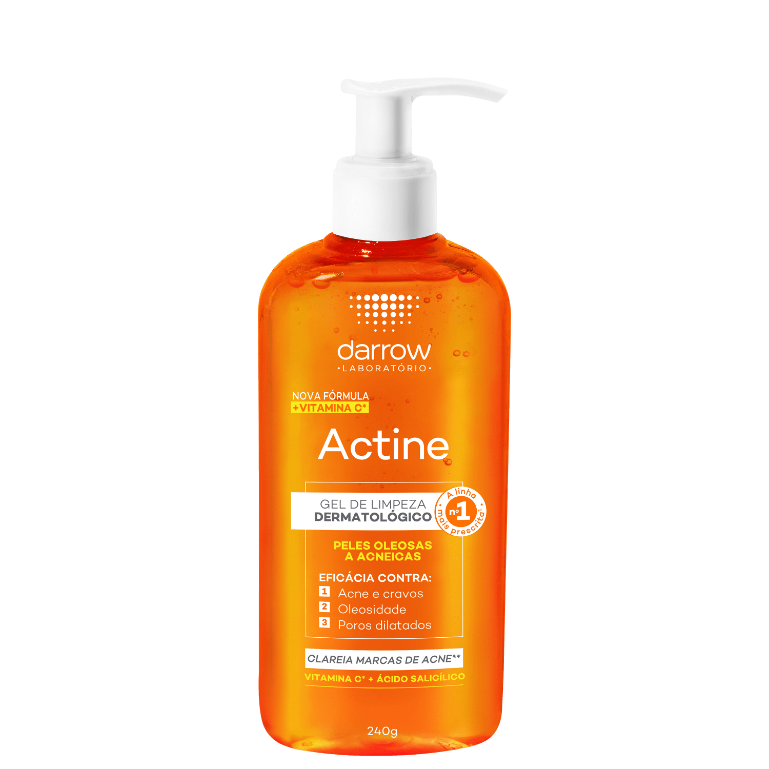 Darrow Actine - Gel de Limpeza Facial 240g