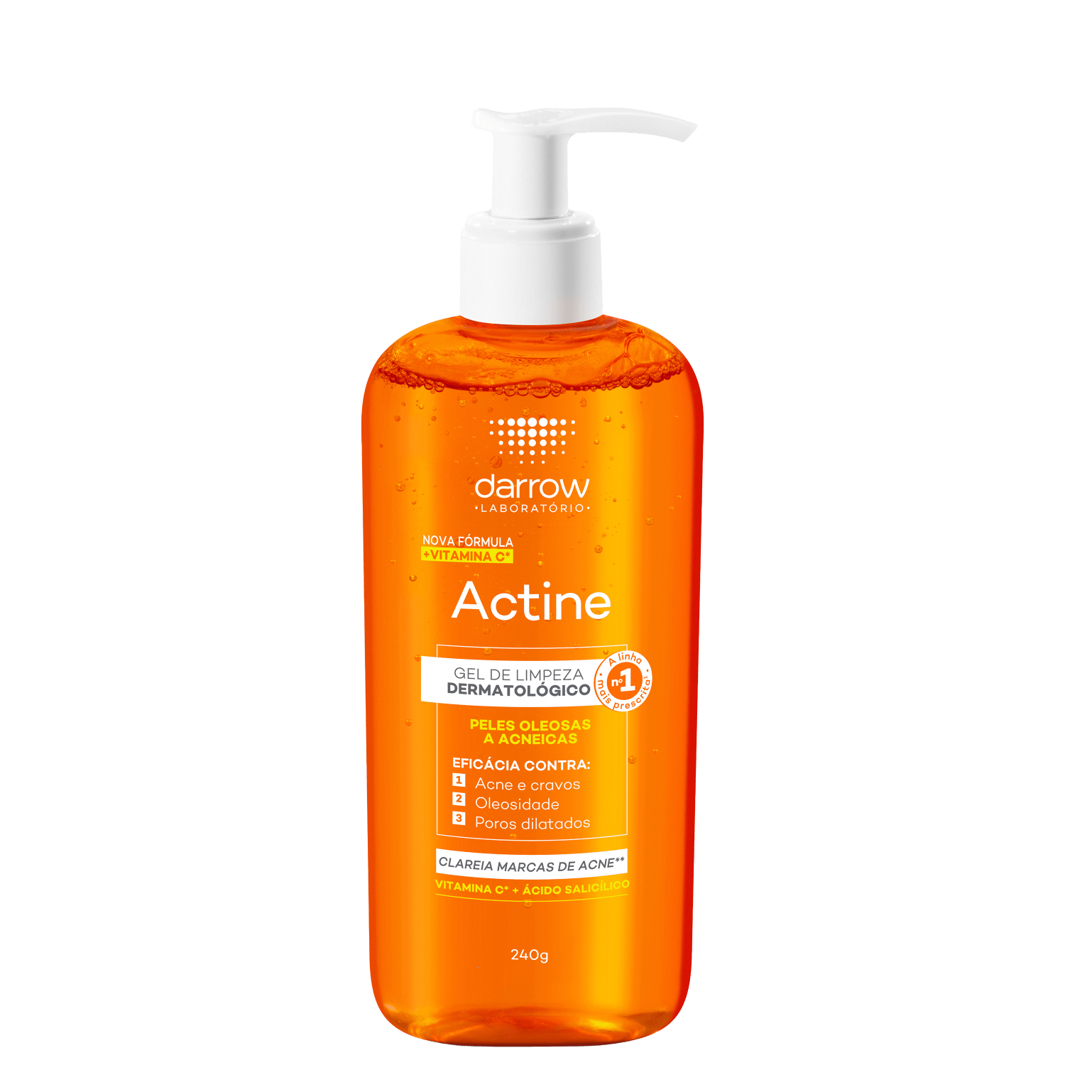 Darrow Actine - Gel de Limpeza Facial 240g