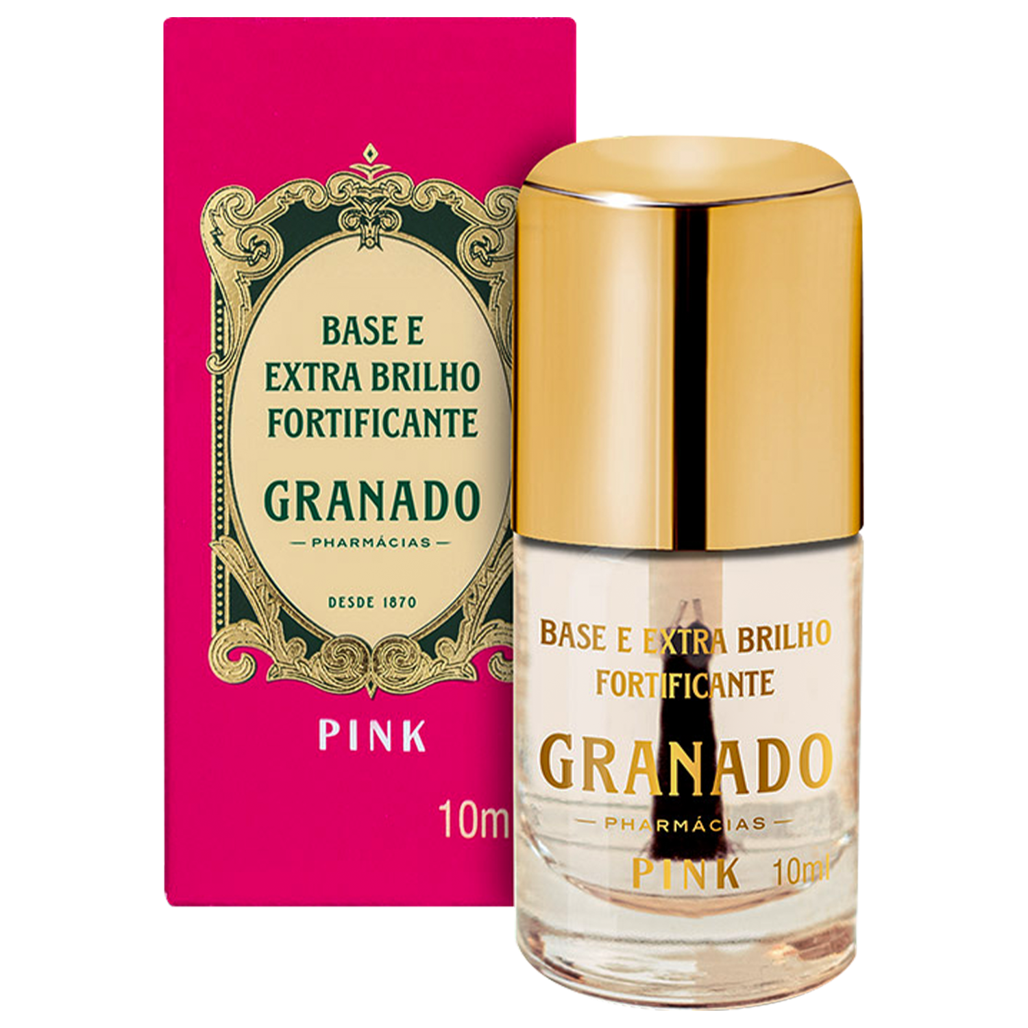 Granado Pink - Base e Extra Brilho Fortificante 10ml