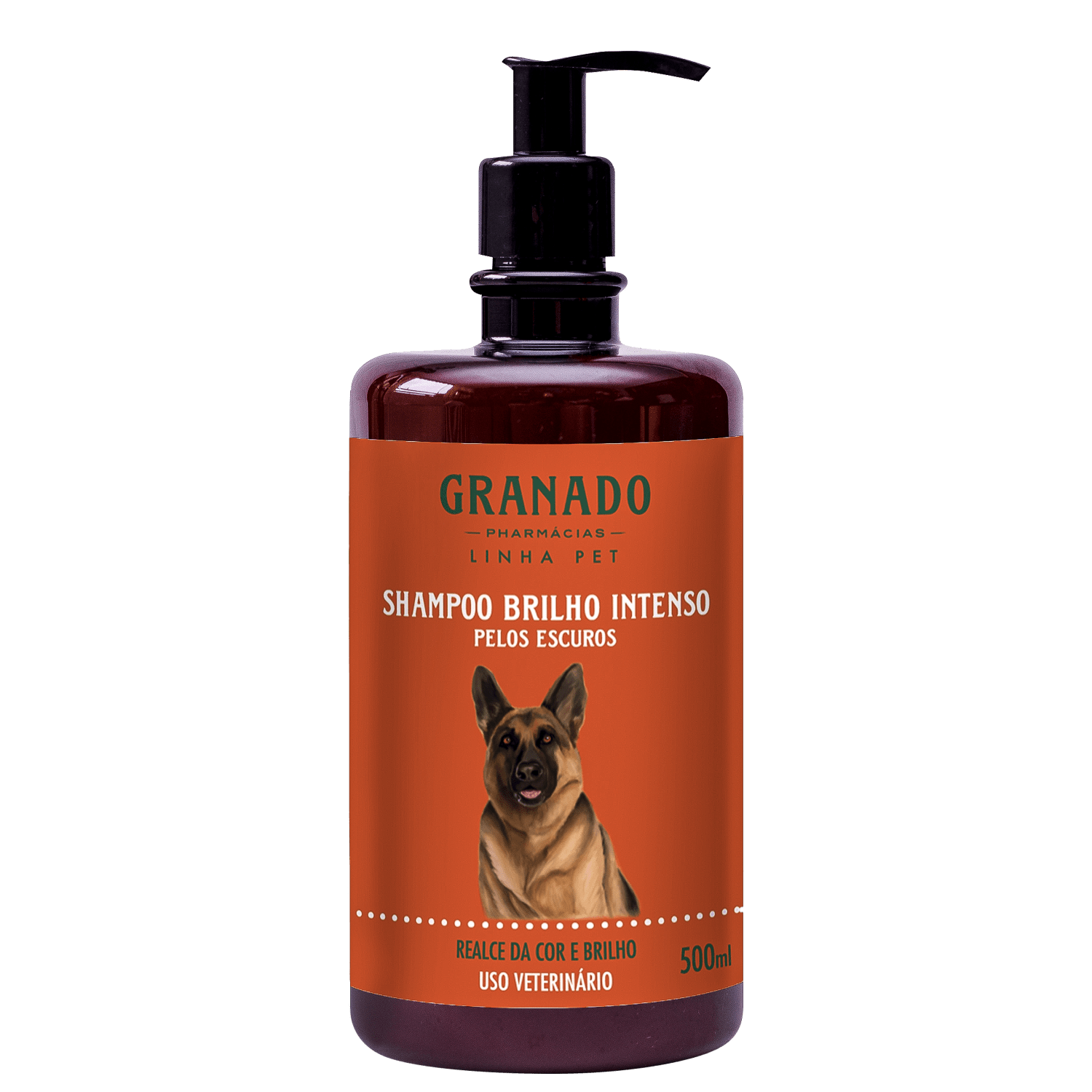 Granado Pet Brilho Intenso para Pelos Escuros - Shampoo 500ml
