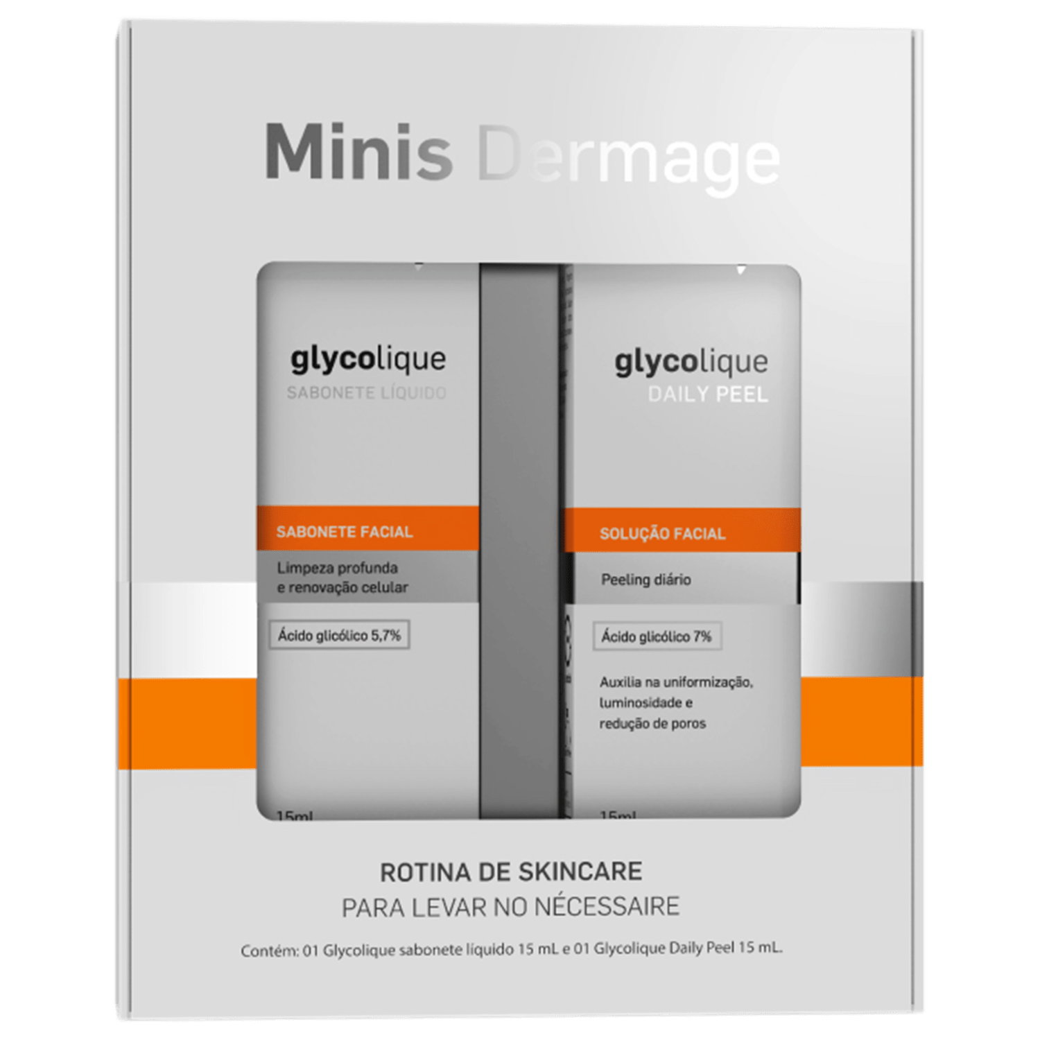 Kit Dermage Glycolique Daily Peel Minis (2 Produtos)