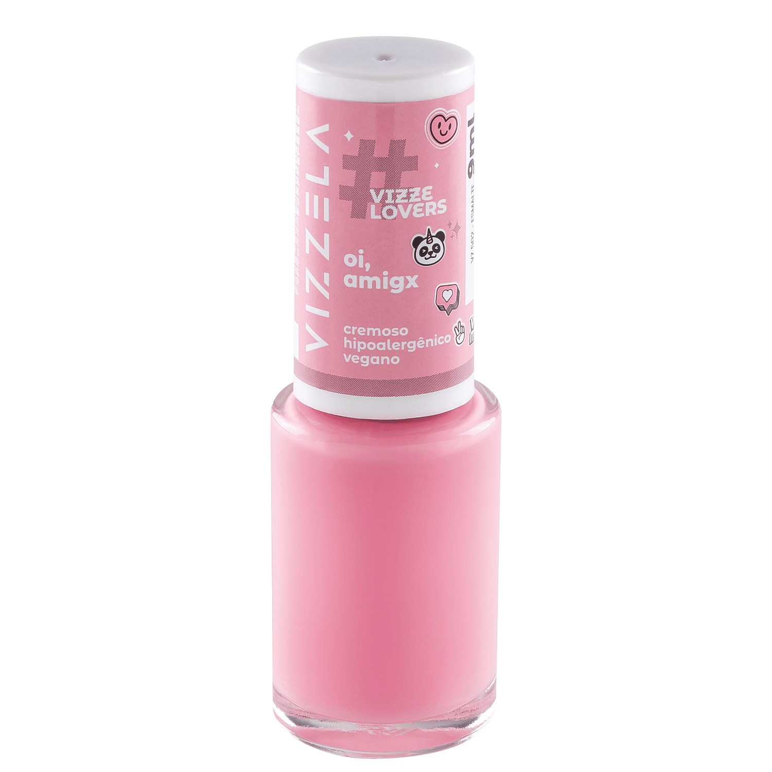 Vizzela Cosméticos Vizzelovers Oi, amigx - Esmalte Cremoso 9ml