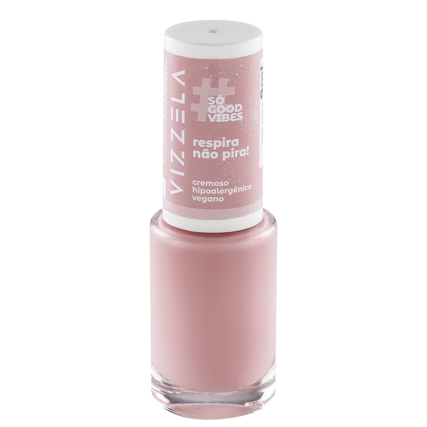 Vizzela Cosméticos Só Good Vibes Respira, Não Pira - Esmalte Cremoso 9ml