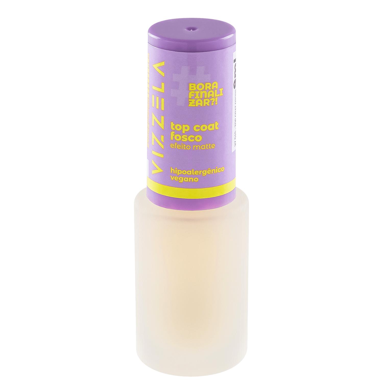 Vizzela Cosméticos Bora Finalizar? Top Coat Efeito Fosco - Finalizador 9ml