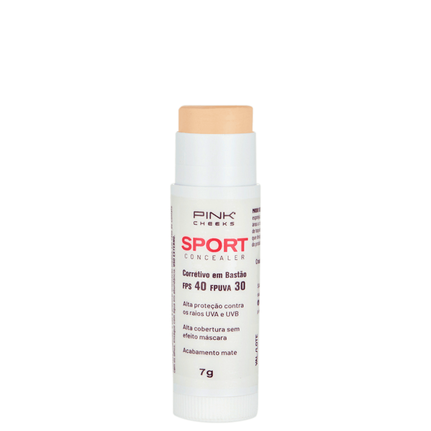 Pink Cheeks Sport Concealer FPS40 FPUVA30 C10 - Corretivo em Bastão 7g
