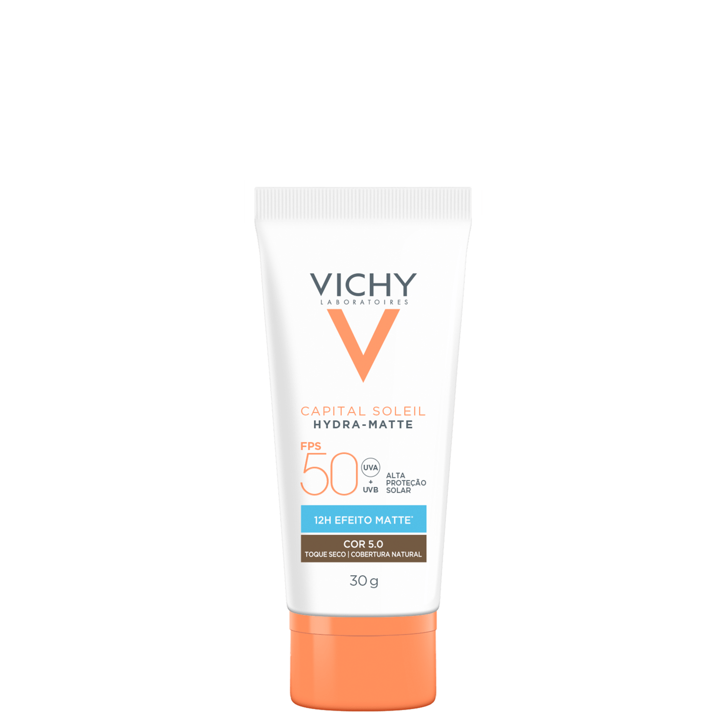 Vichy V Capital Soileil Hydra-Matte FPS50 5.0 - Protetor Solar Facial com Cor 30g