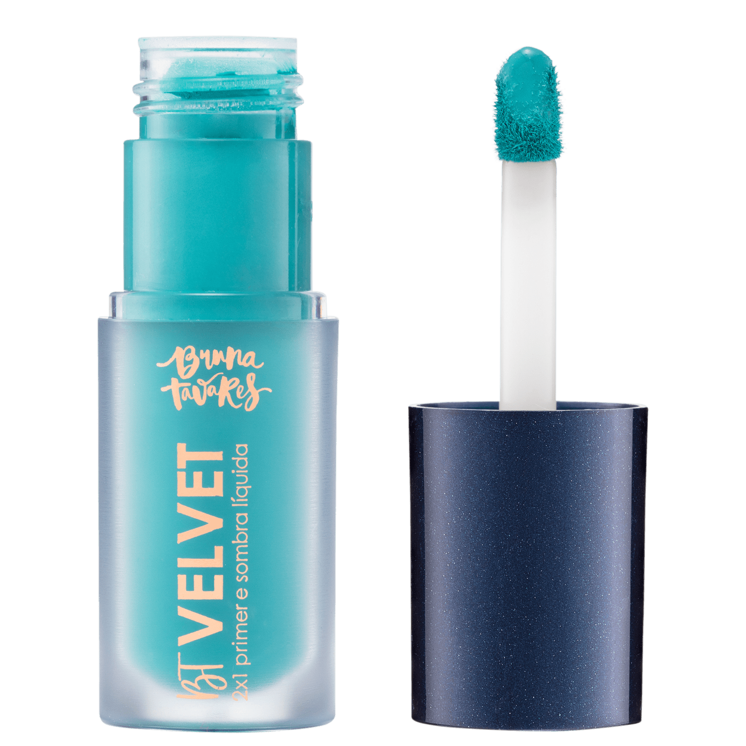 Bruna Tavares BT Velvet 2x1 Teal - Sombra Líquida 6ml