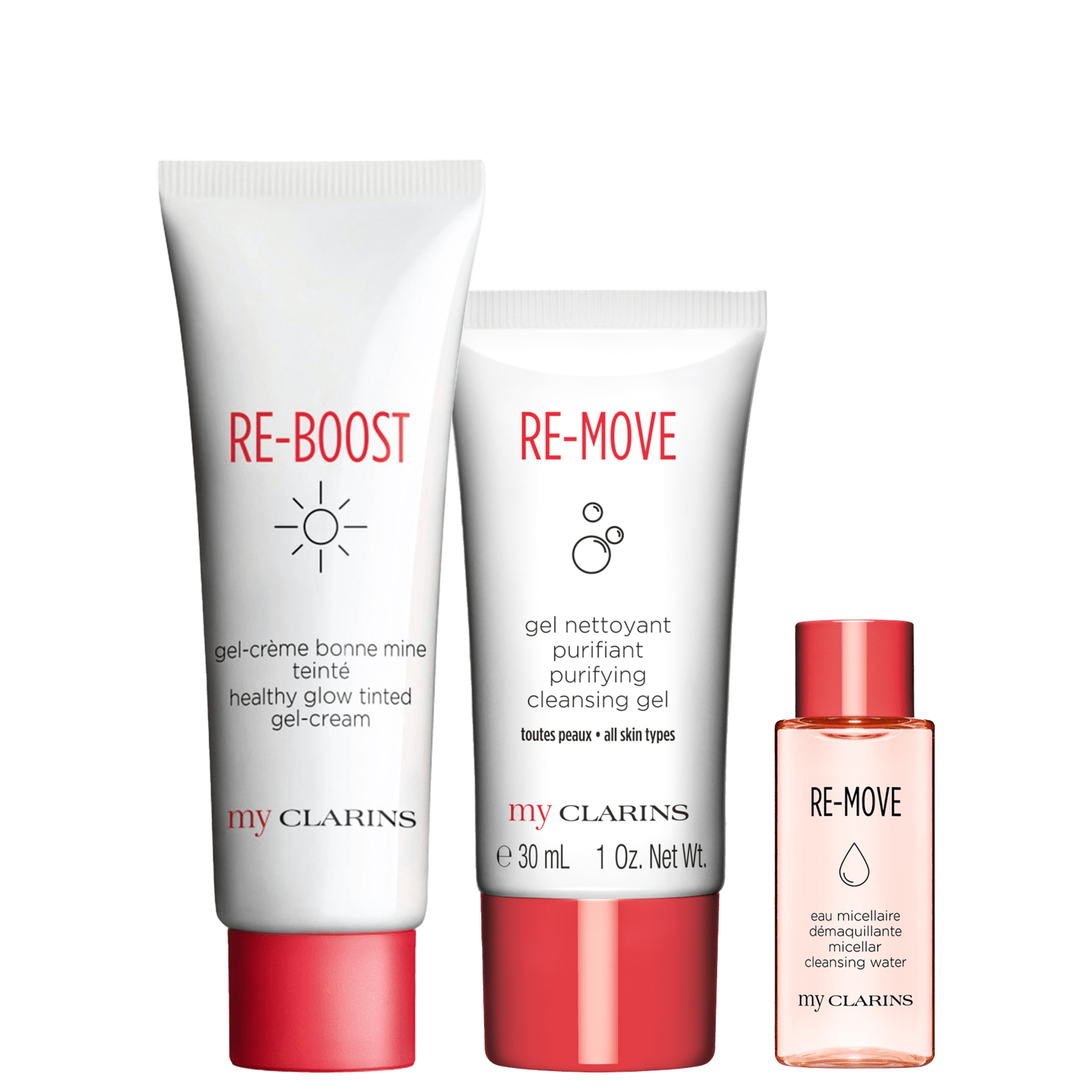 Kit Clarins My Clarins Glow Essentials (3 Produtos)