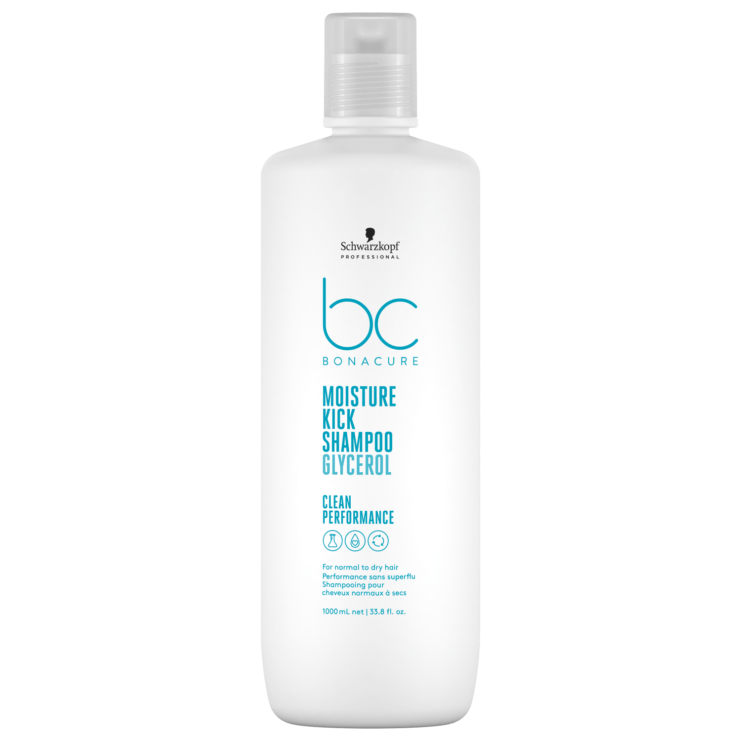 Schwarzkopf Professional BC Bonacure Clean Performance Moisture Kick - Shampoo 1L