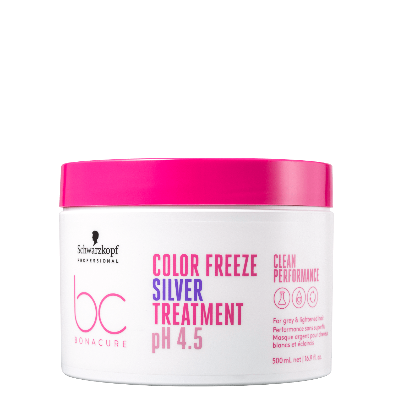 Schwarzkopf Professional BC Bonacure Clean Performance Color Freeze Silver - Máscara Matizadora 500ml