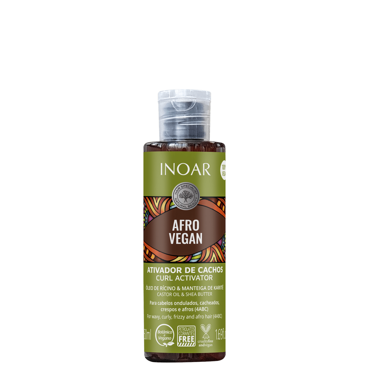 Inoar Afro Vegan - Ativador de Cachos 50ml